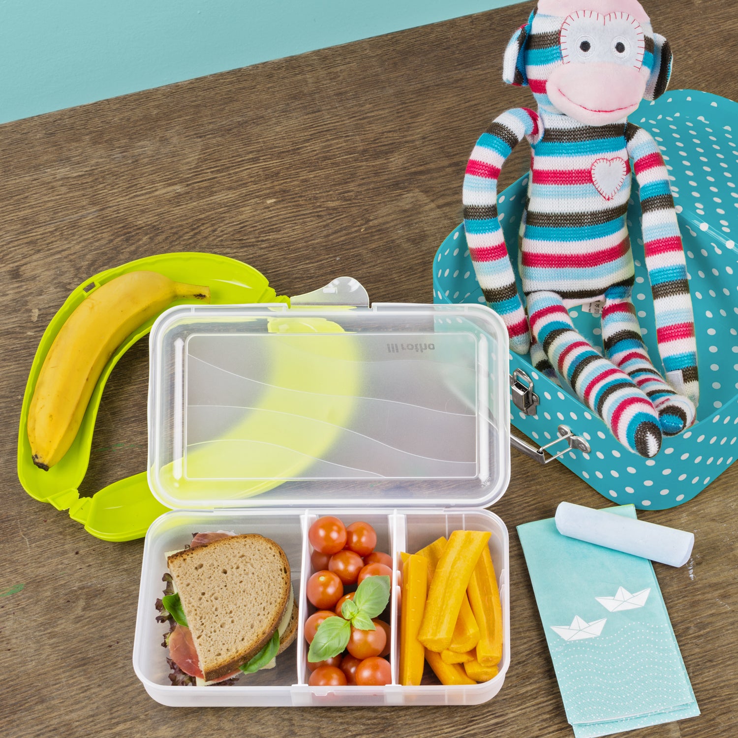 rotho-fun-bananenbox-bananendose-limette image 2