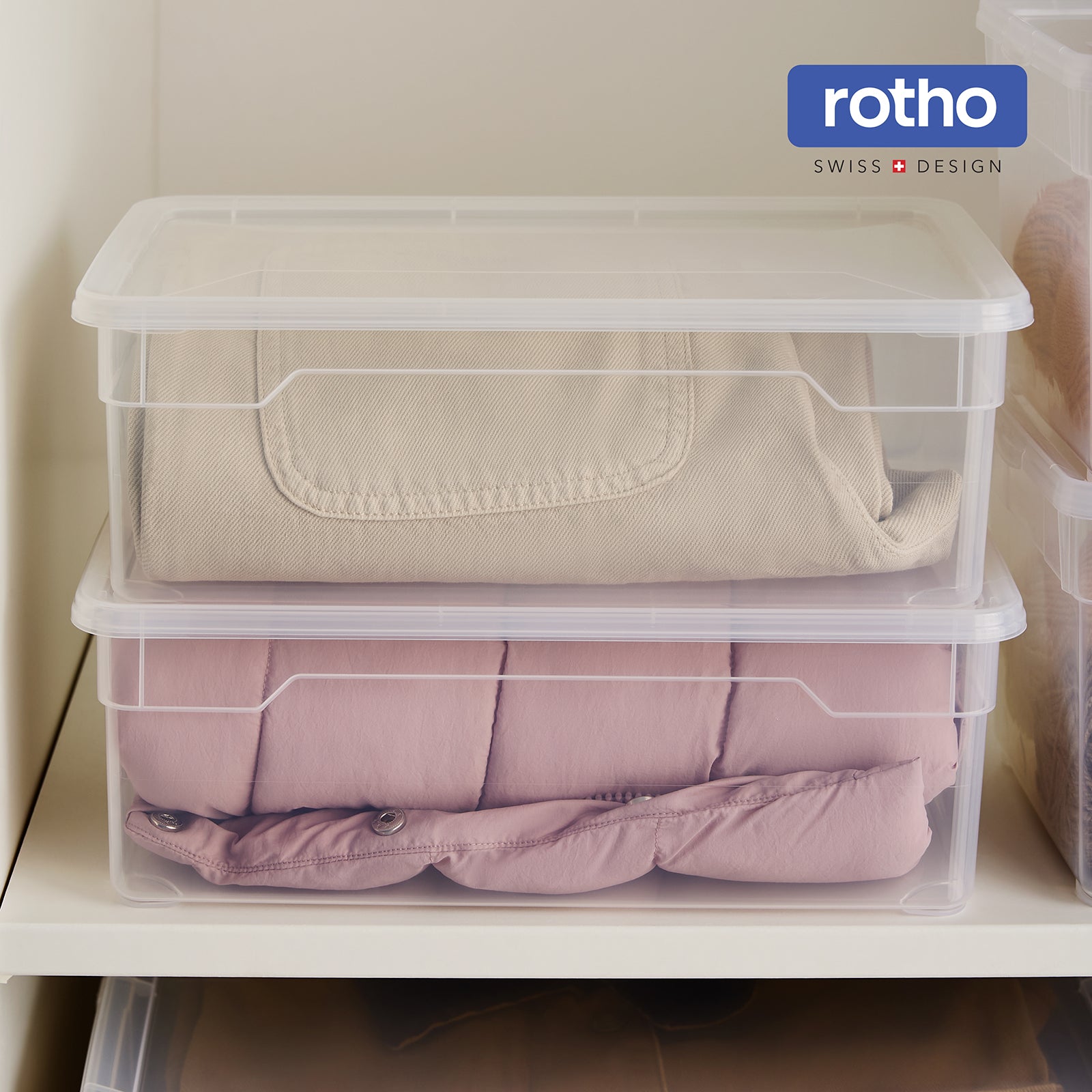 rotho-clear-lady-shoe-box-5l-schuhbox-6er-set-transparent-blau image 7