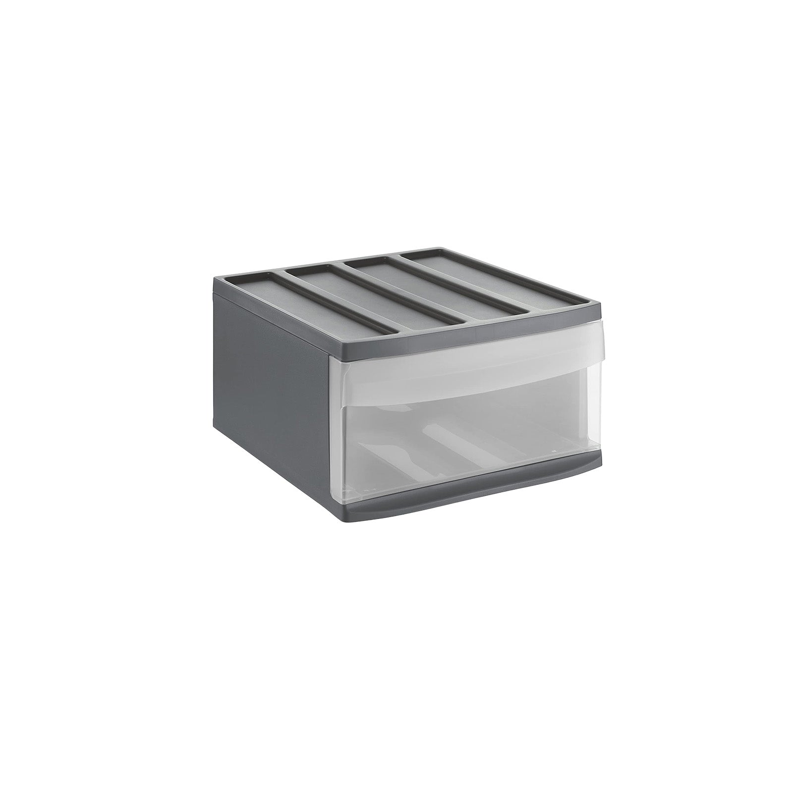 rotho-systemix-schubladenbox-l-organizer-transparent-stapelbar image 1