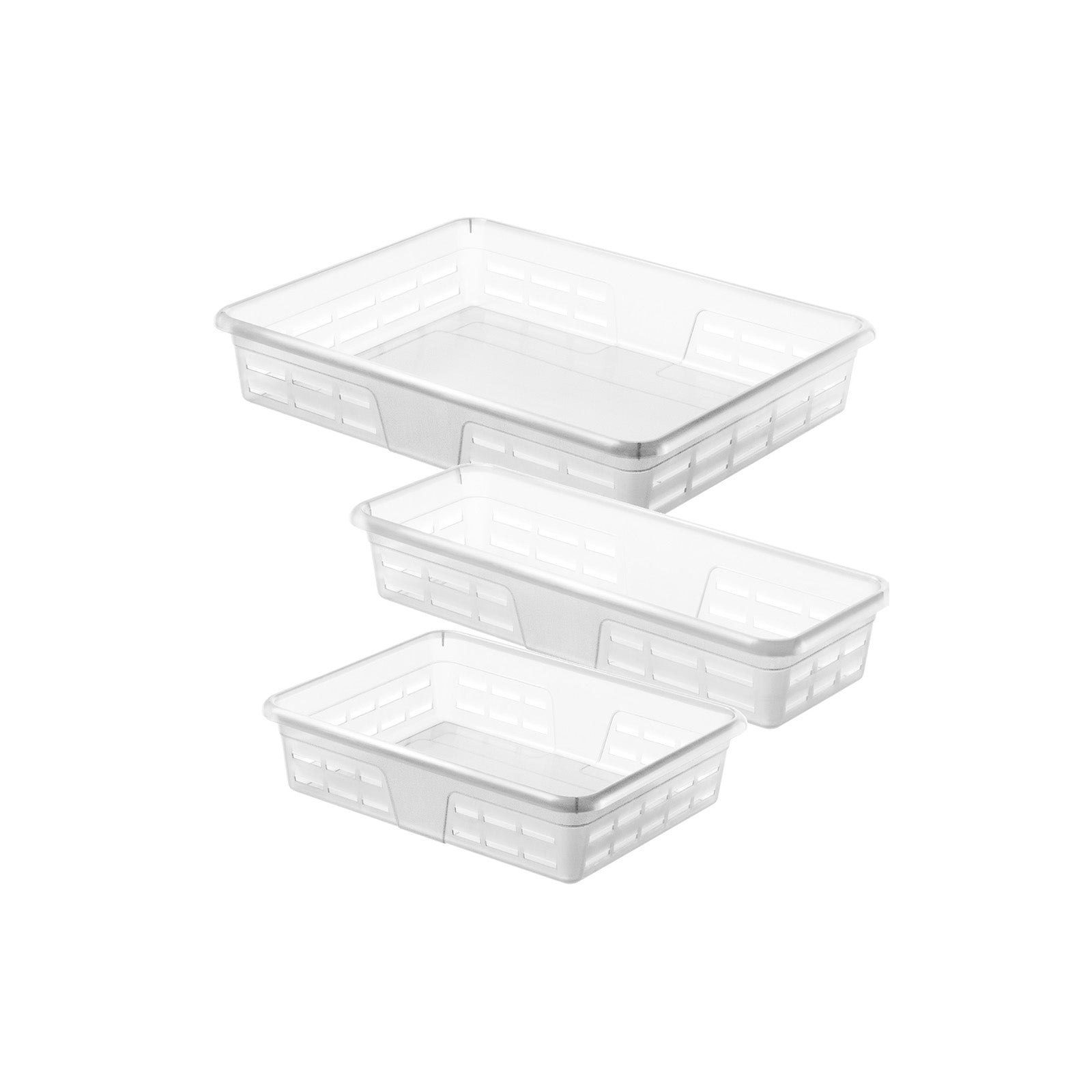 rotho-graphix-combi-korb-din-a5-ablagekorb-transparent-gitter image 2