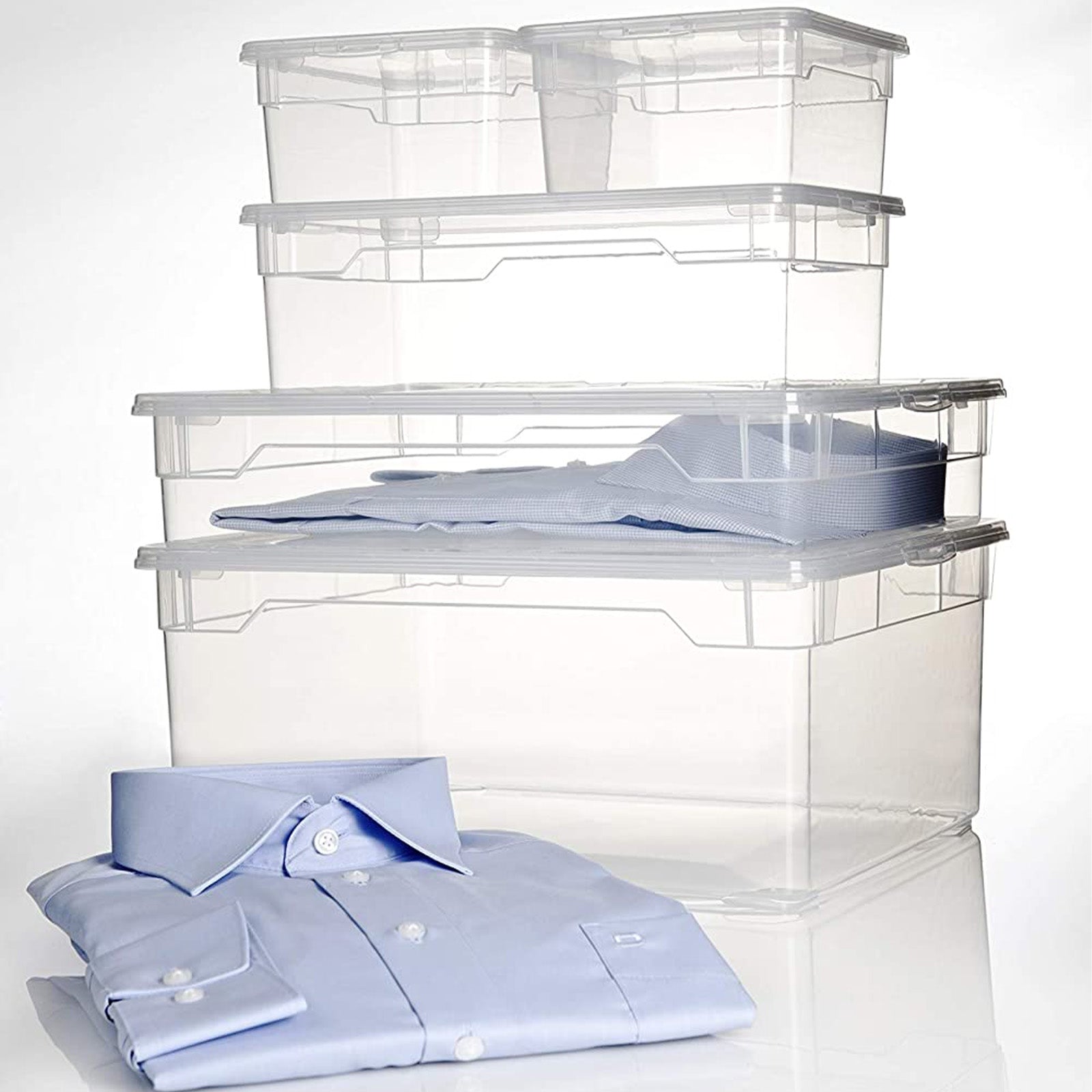 rotho-clear-box-18-l-aufbewahrungsbox-transparent-stapelbar image 5