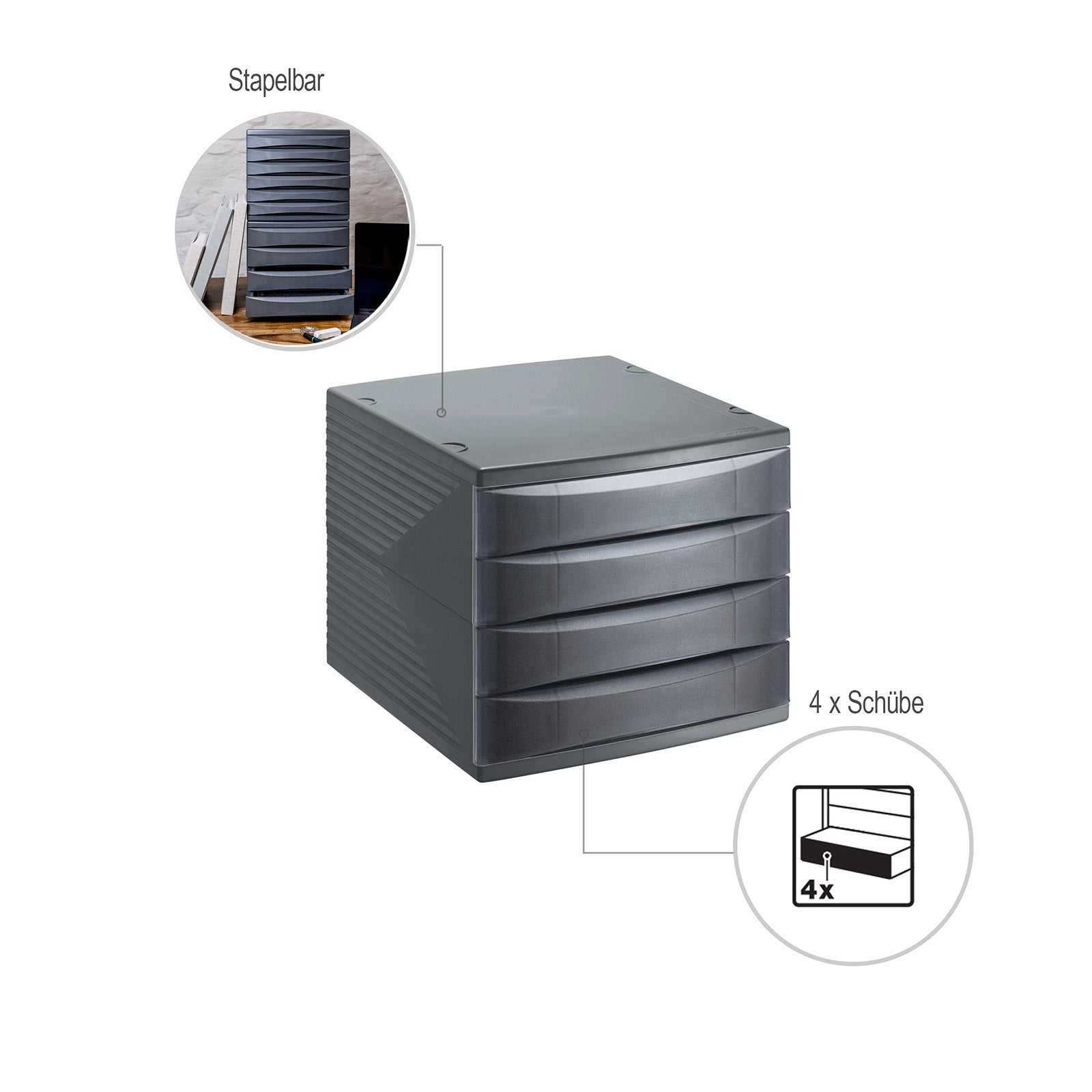 rotho-quadra-b-robox-a4-4-sch-be-anthrazit-stapelbar image 3
