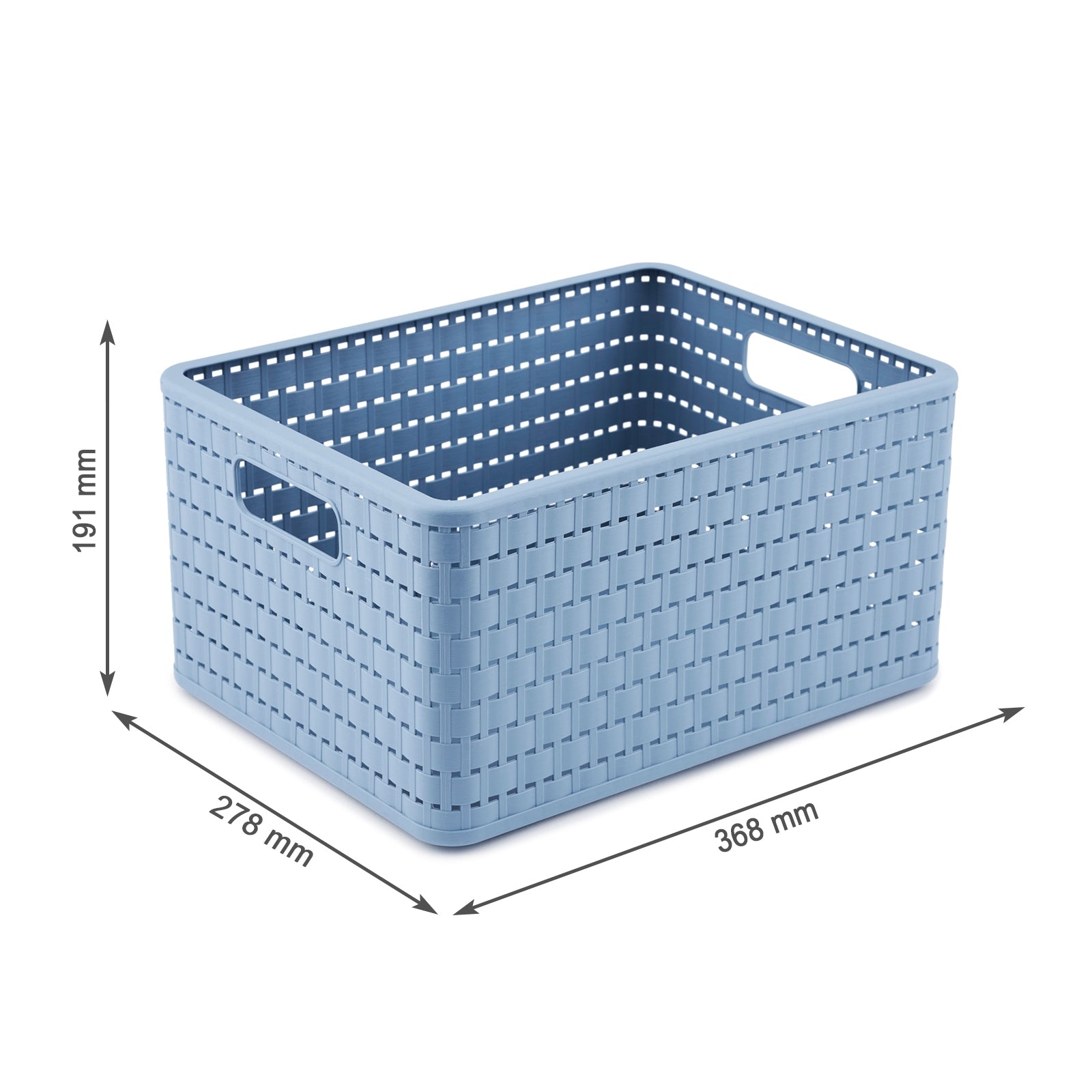 rotho-country-box-18-l-anthrazit-3er-set-rattan-optik image 8