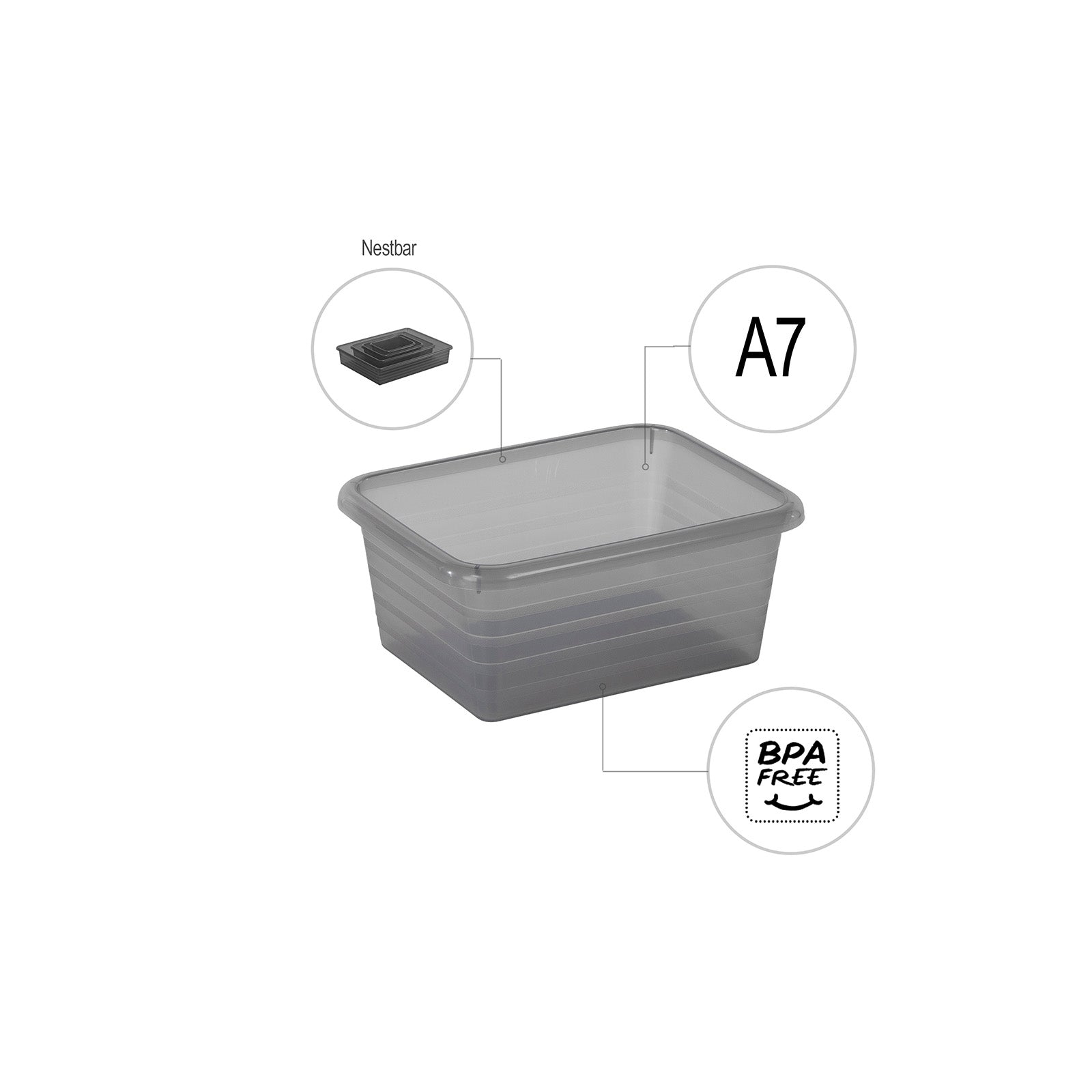rotho-linus-formatk-rbchen-din-a7-transparent-stapelbar image 5
