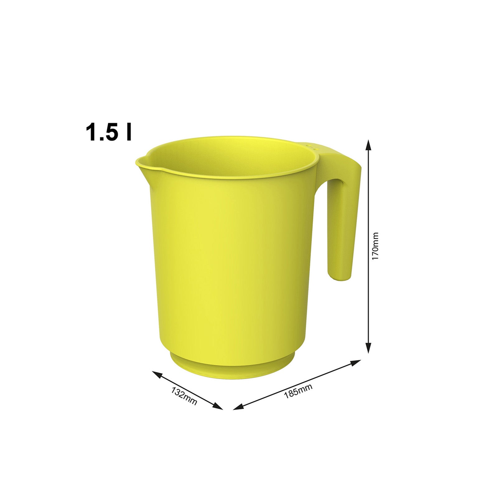 rotho-fresh-r-hrbecher-1-5l-messbecher-gr-n-bpa-frei image 4