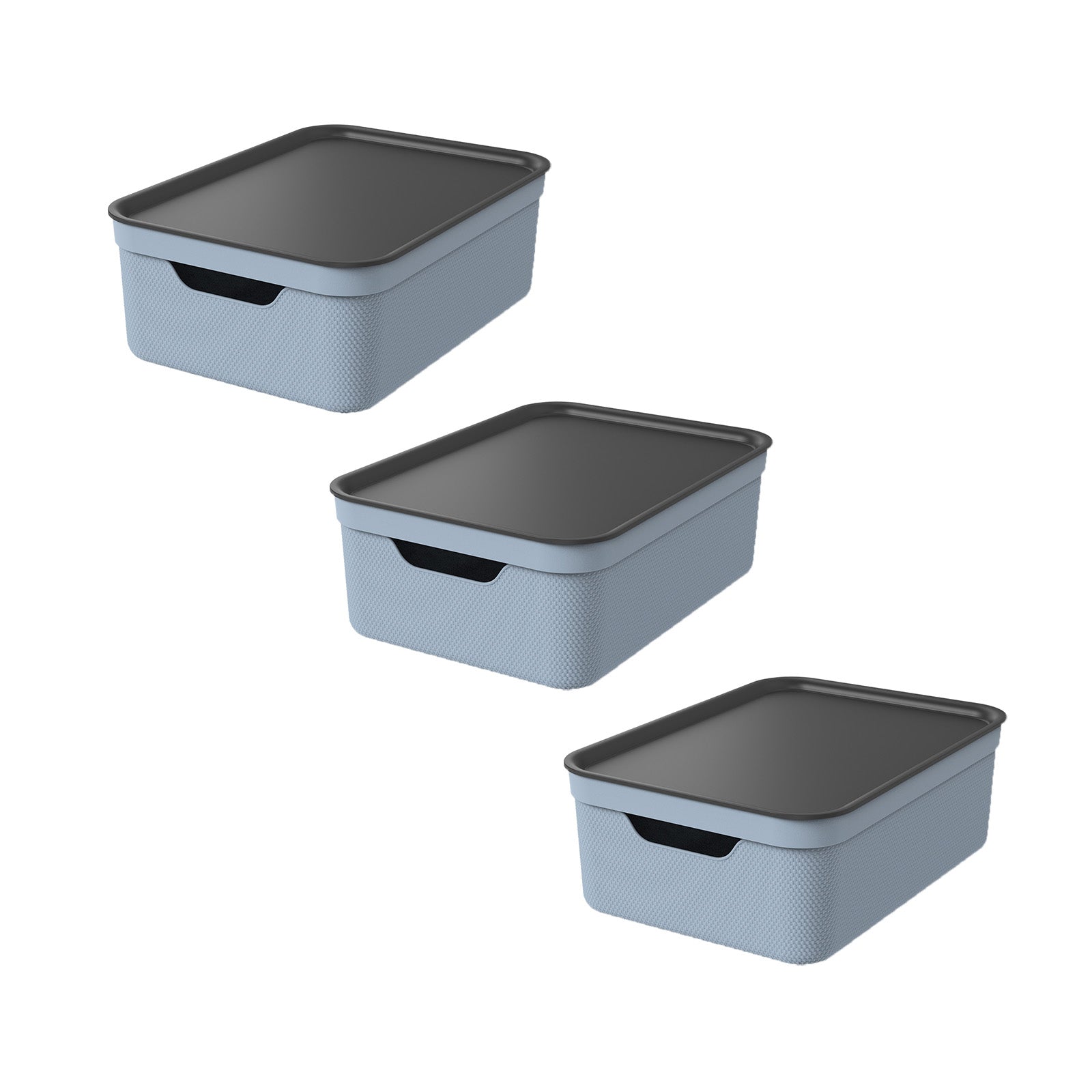 rotho-jive-deko-box-a4-10-l-mistelwei-mit-deckel-stapelbar image 3