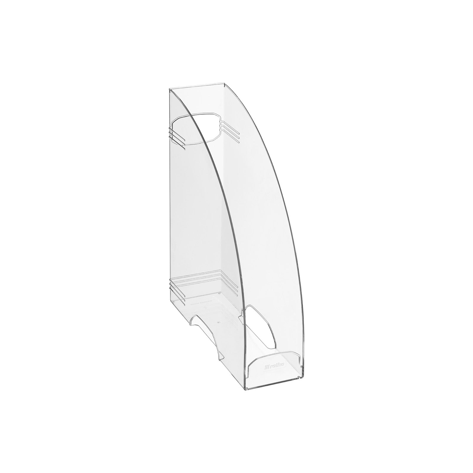 rotho-timeless-stehsammler-a4-zeitschriftenbox-transparent-bruchsicher image 1