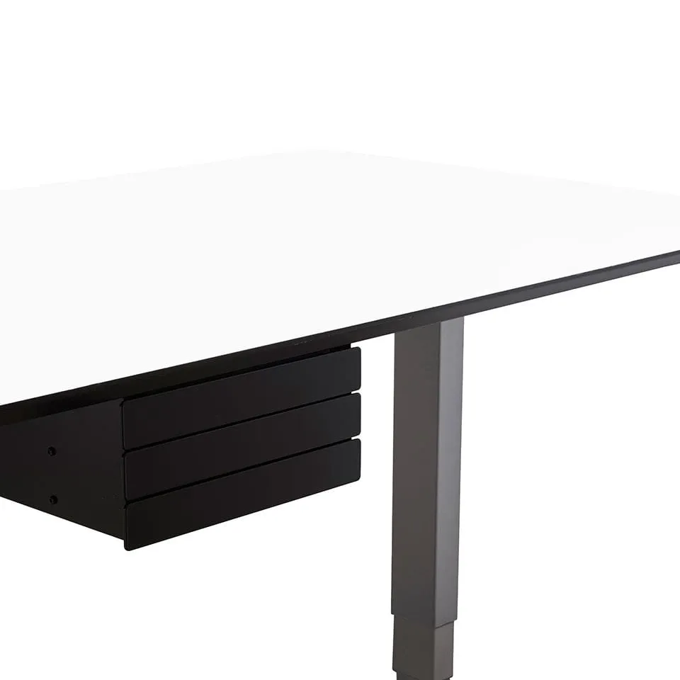 lento-tri3-schublade-unterbau-schublade-schwarz-3-f-cher-stahl image 1