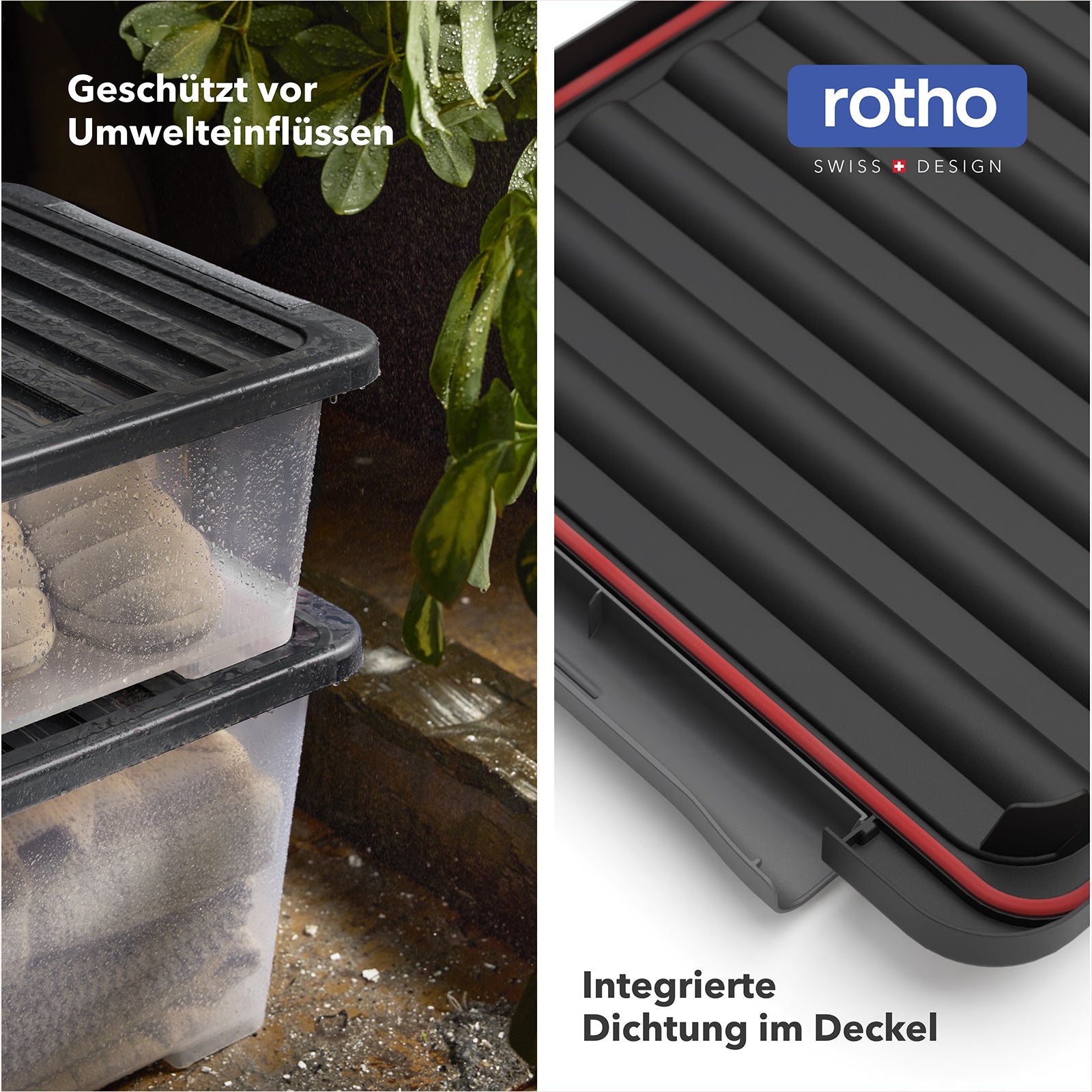 rotho-core-pro-boxen-11l-4er-set-schwarz-mit-dichtung image 5