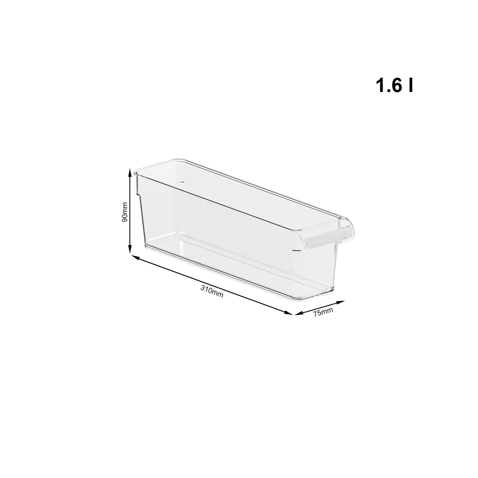 rotho-loft-k-hlschrankorganizer-3er-set-transparent-mit-griff image 7