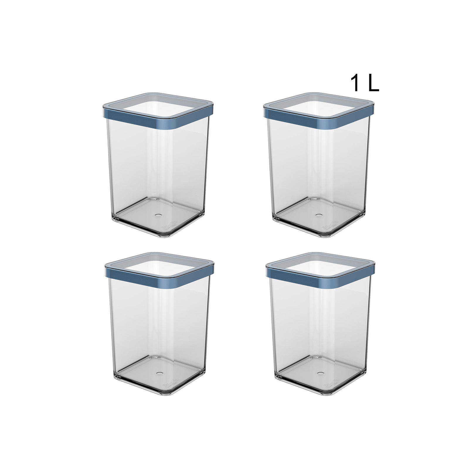 rotho-loft-ordnungsbox-1-l-4er-set-wei-aromadicht image 3