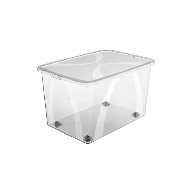 rotho-lona-aufbewahrungsbox-50-l-transparent-mit-deckel image 1