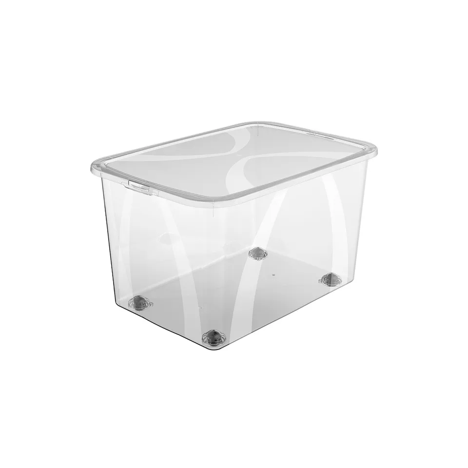 rotho-lona-aufbewahrungsbox-50-l-transparent-mit-deckel image 1