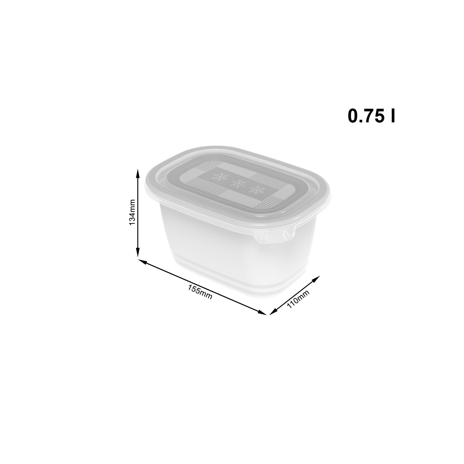 rotho-freeze-gefrierdosen-4x-0-75-l-transparent-luftdicht image 5