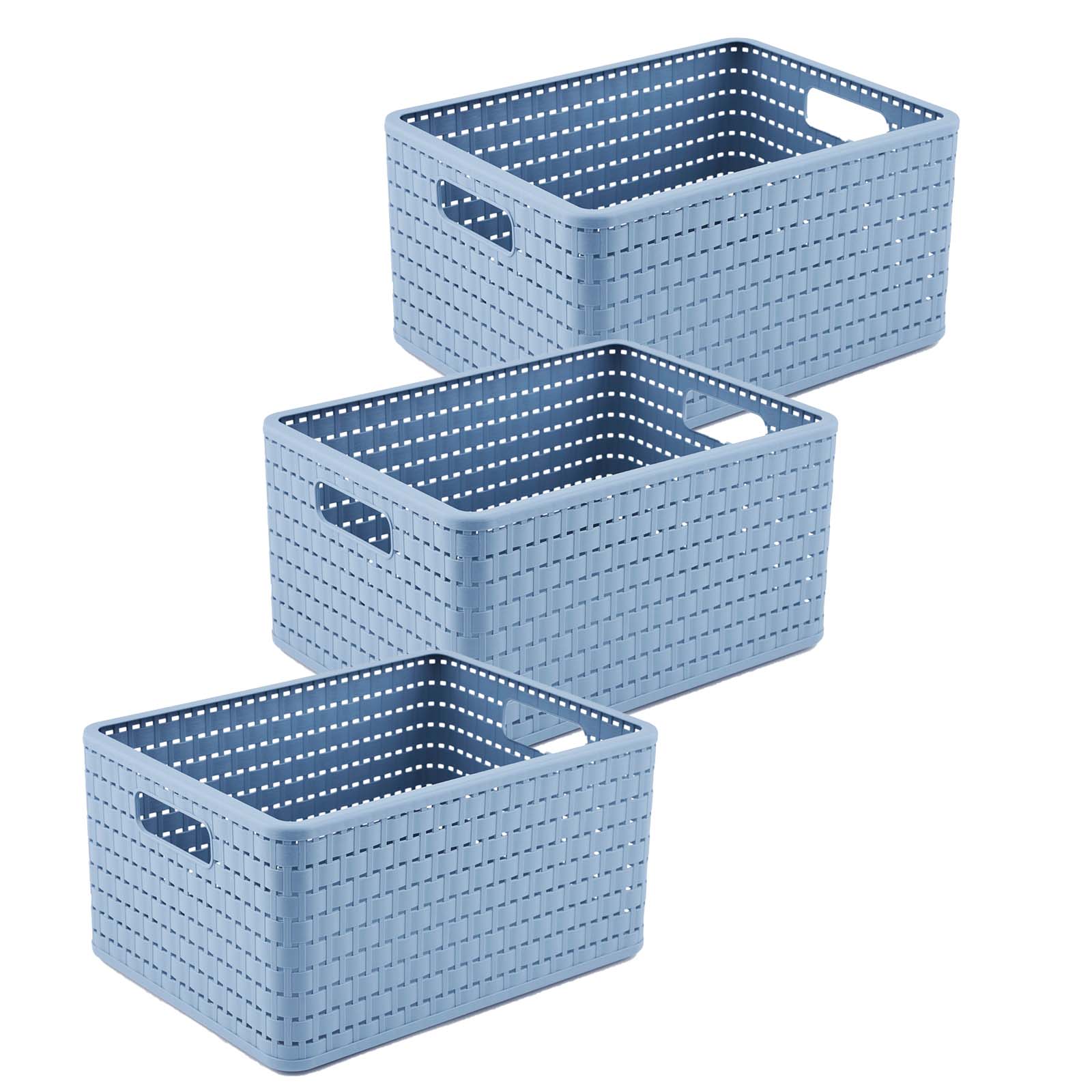 rotho-country-box-18-l-anthrazit-3er-set-rattan-optik image 6