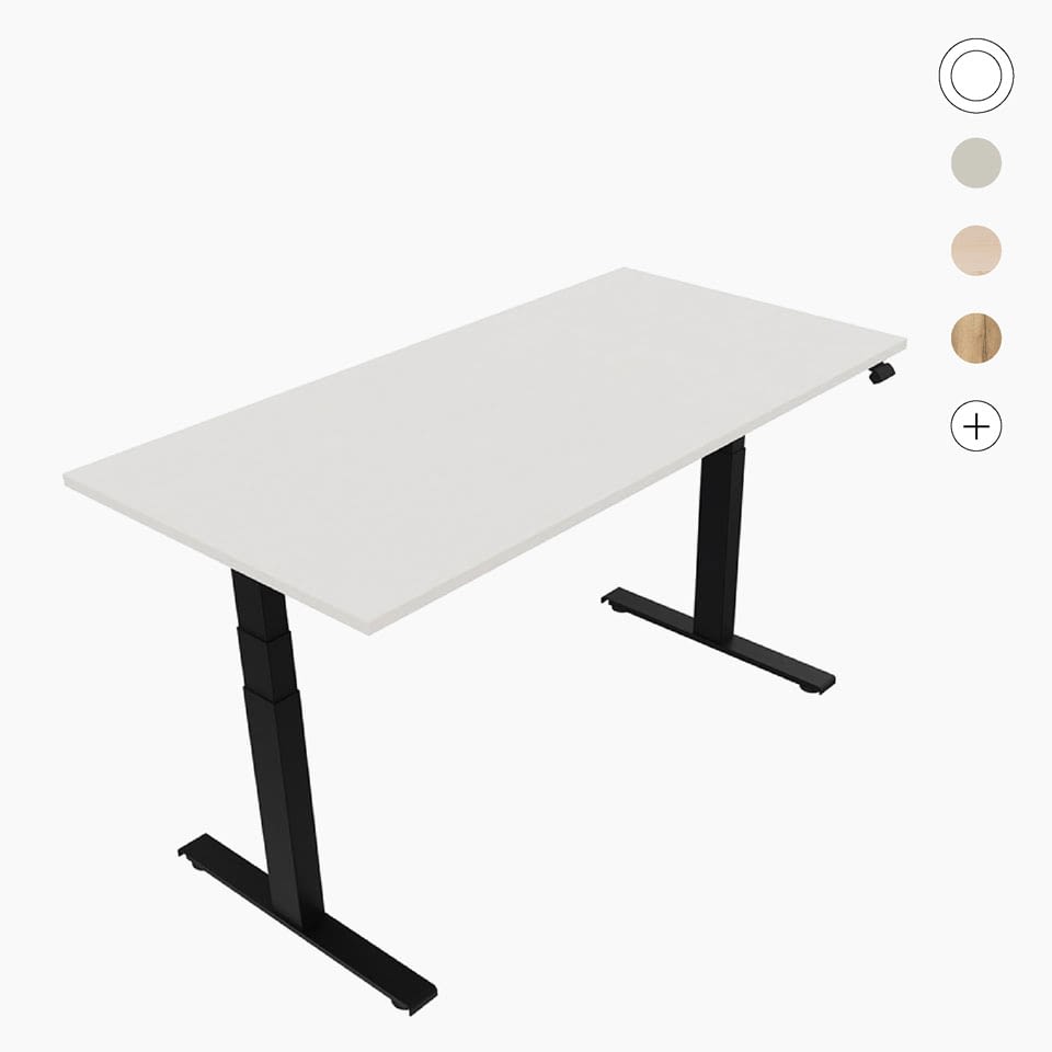 lento-cosinus-sitz-steh-schreibtisch-h-henverstellbar-gestell-schwarz image 1