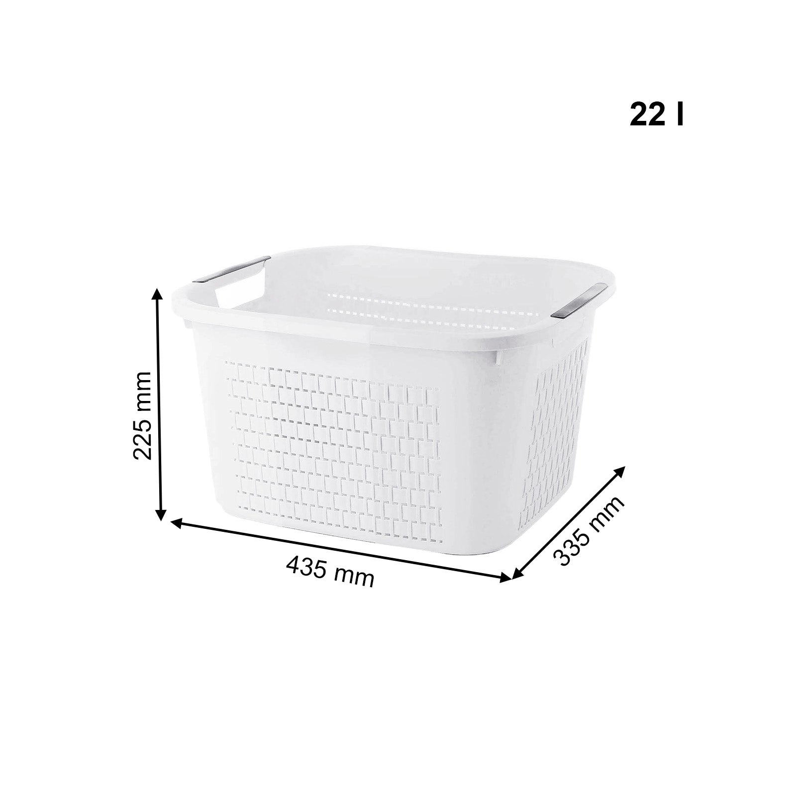 rotho-country-w-schekorb-22-l-anthrazit-rattan-optik image 8