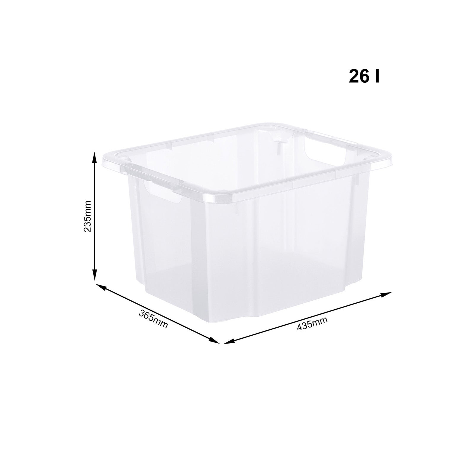rotho-reverso-drehstapelbox-26-l-stapelbox-transparent-stapelbar image 6