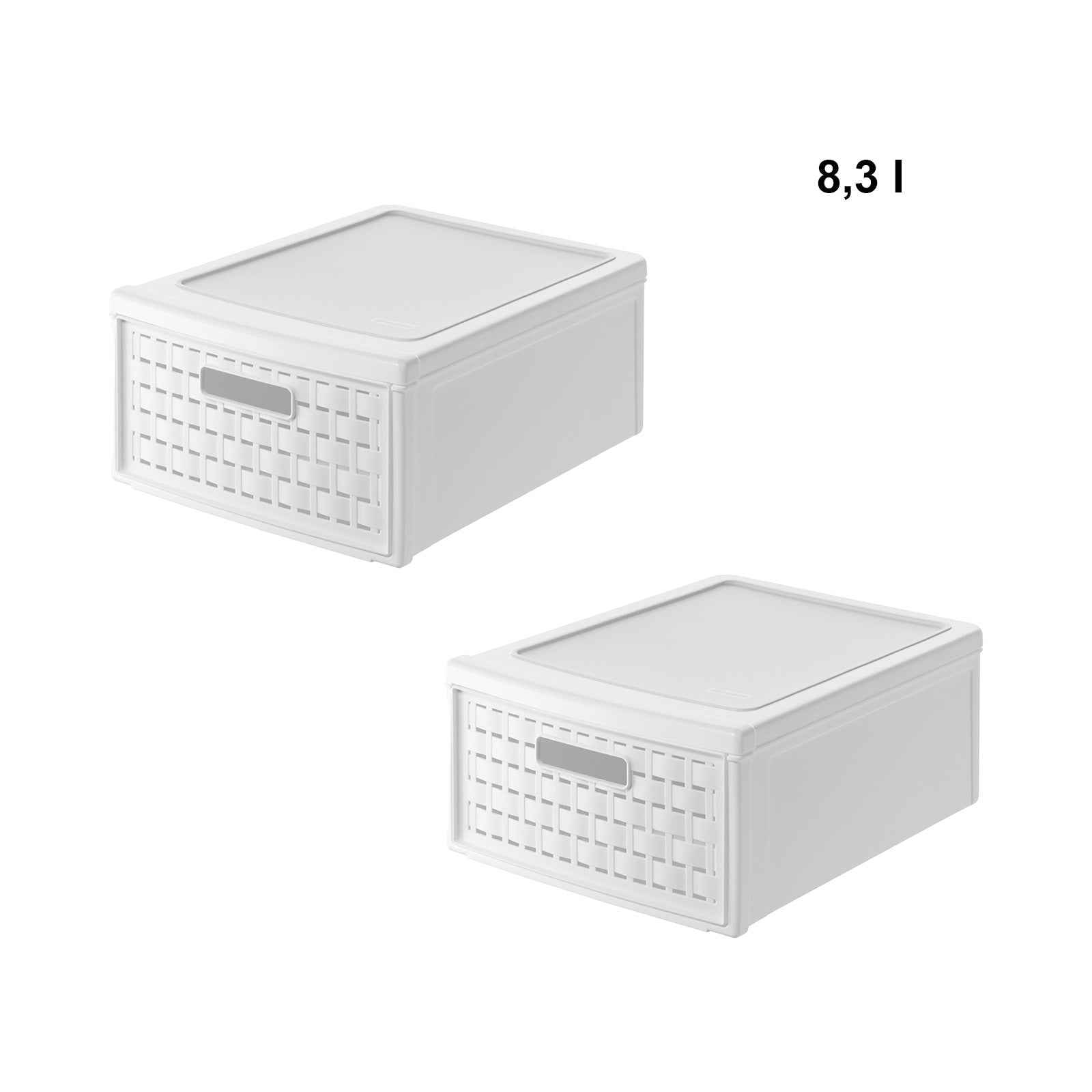 rotho-country-schubladenbox-8-3l-2er-anthrazit image 2