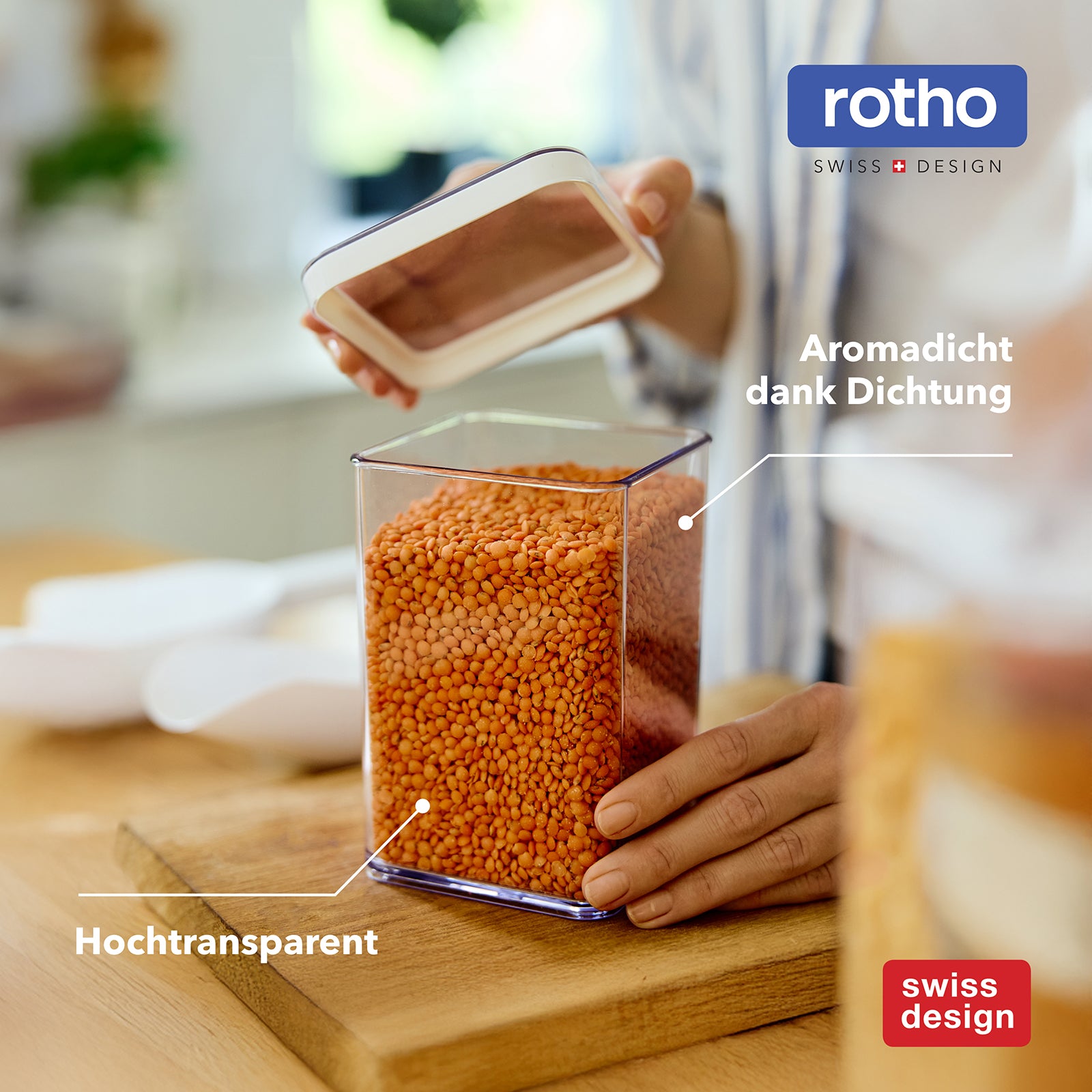 rotho-loft-vorratsdosen-24-tlg-transparent-wei-luftdicht image 4