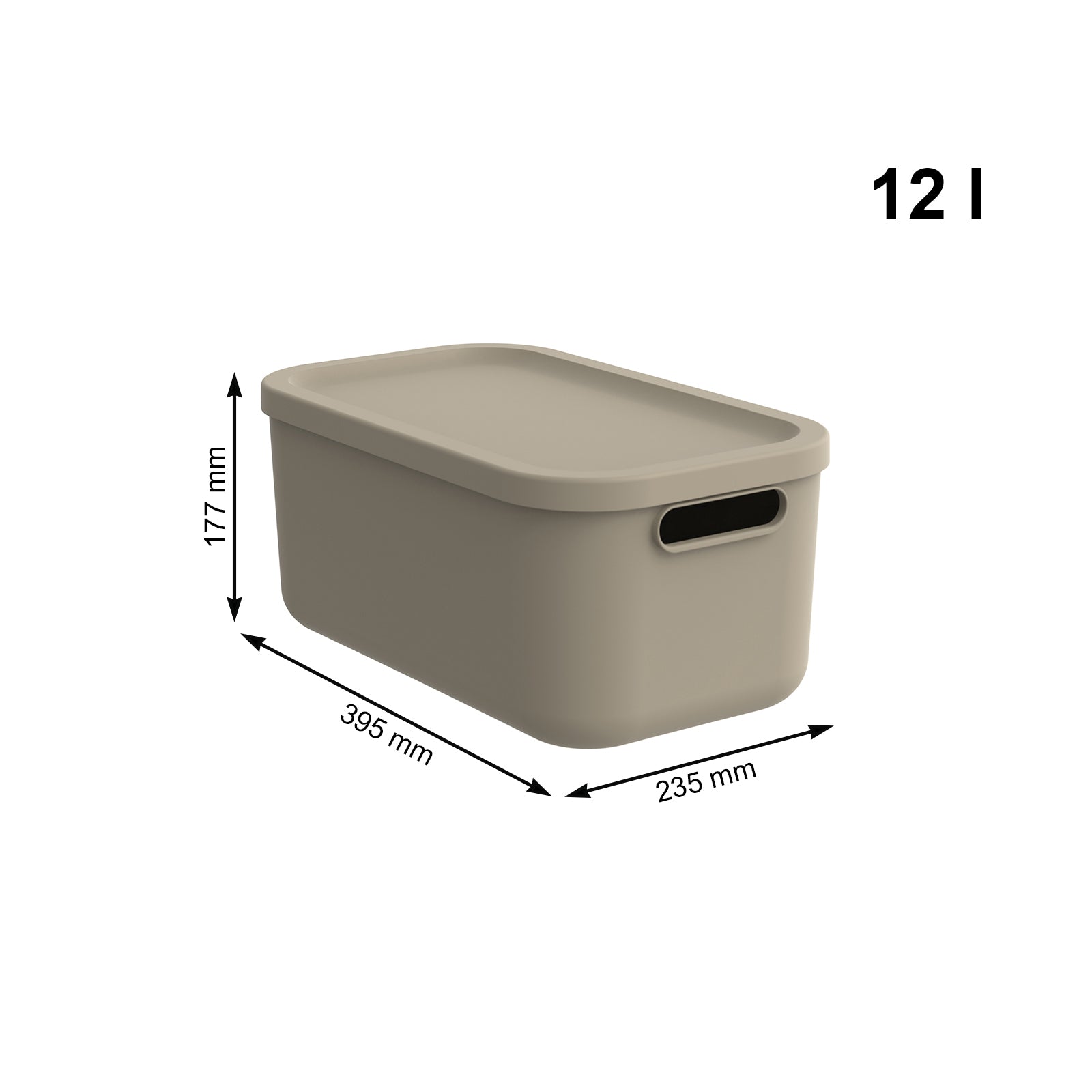 rotho-albula-light-aufbewahrungsbox-set-anthrazit-55l-12l image 3