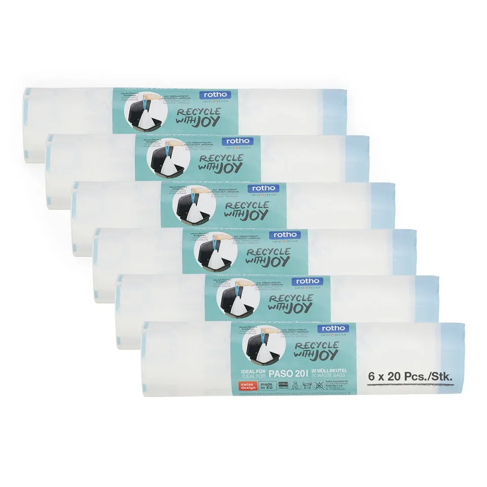 rotho-paso-m-llbeutel-20-l-6x20-st-ck-wei-zugband image 1