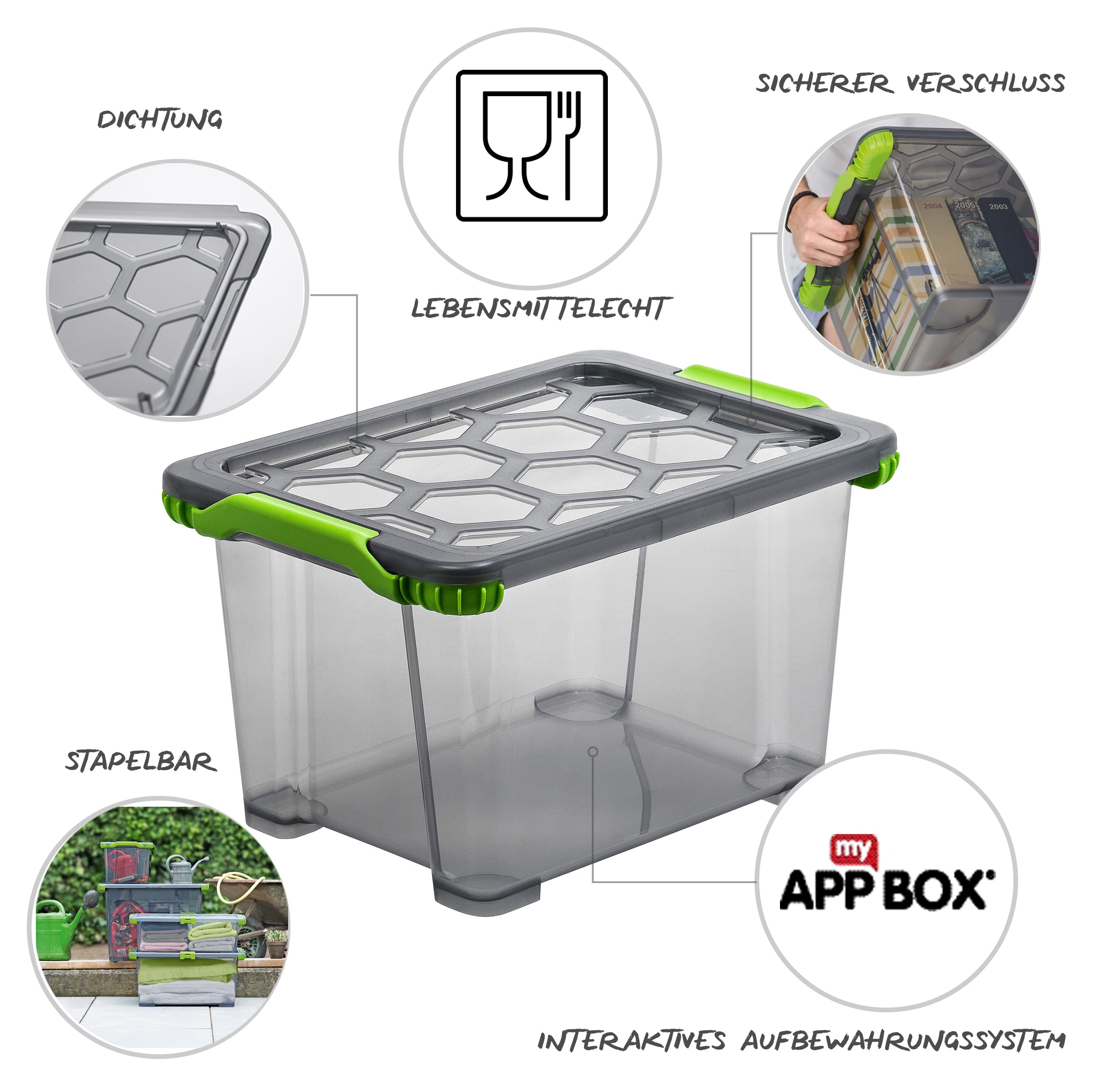 rotho-evo-box-15-l-aufbewahrungsbox-anthrazit-gr-n image 5
