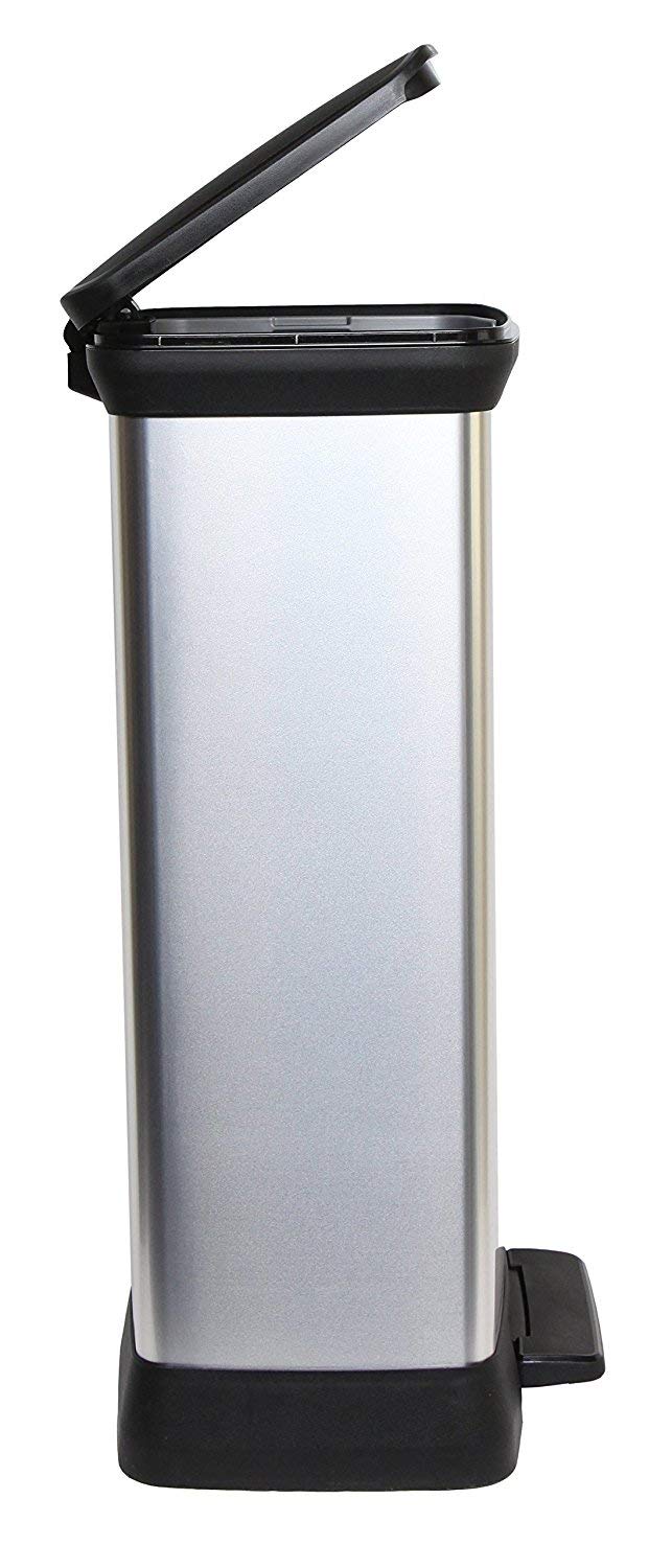 curver-decobin-treteimer-50-liter-metallic-mit-pedal image 3