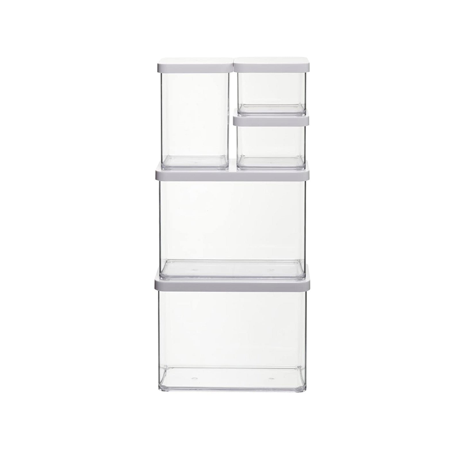 rotho-loft-vorratsdose-10er-set-rot-transparent-wei image 6