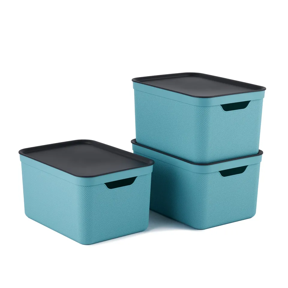 rotho-jive-dekobox-a4-3er-set-holzkohle-mit-deckel image 1