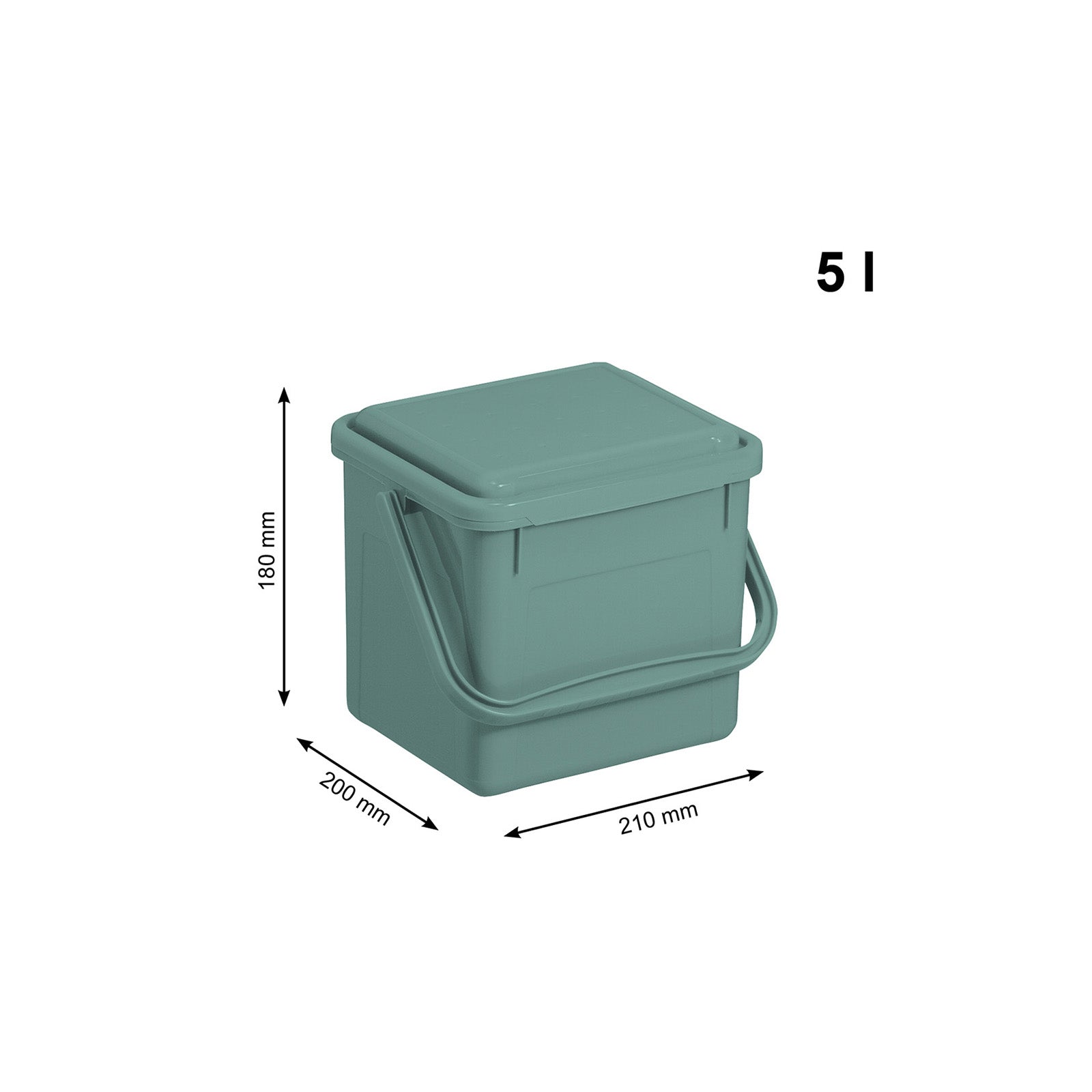rotho-bio-komposteimer-5l-mistletoe-gr-n image 6
