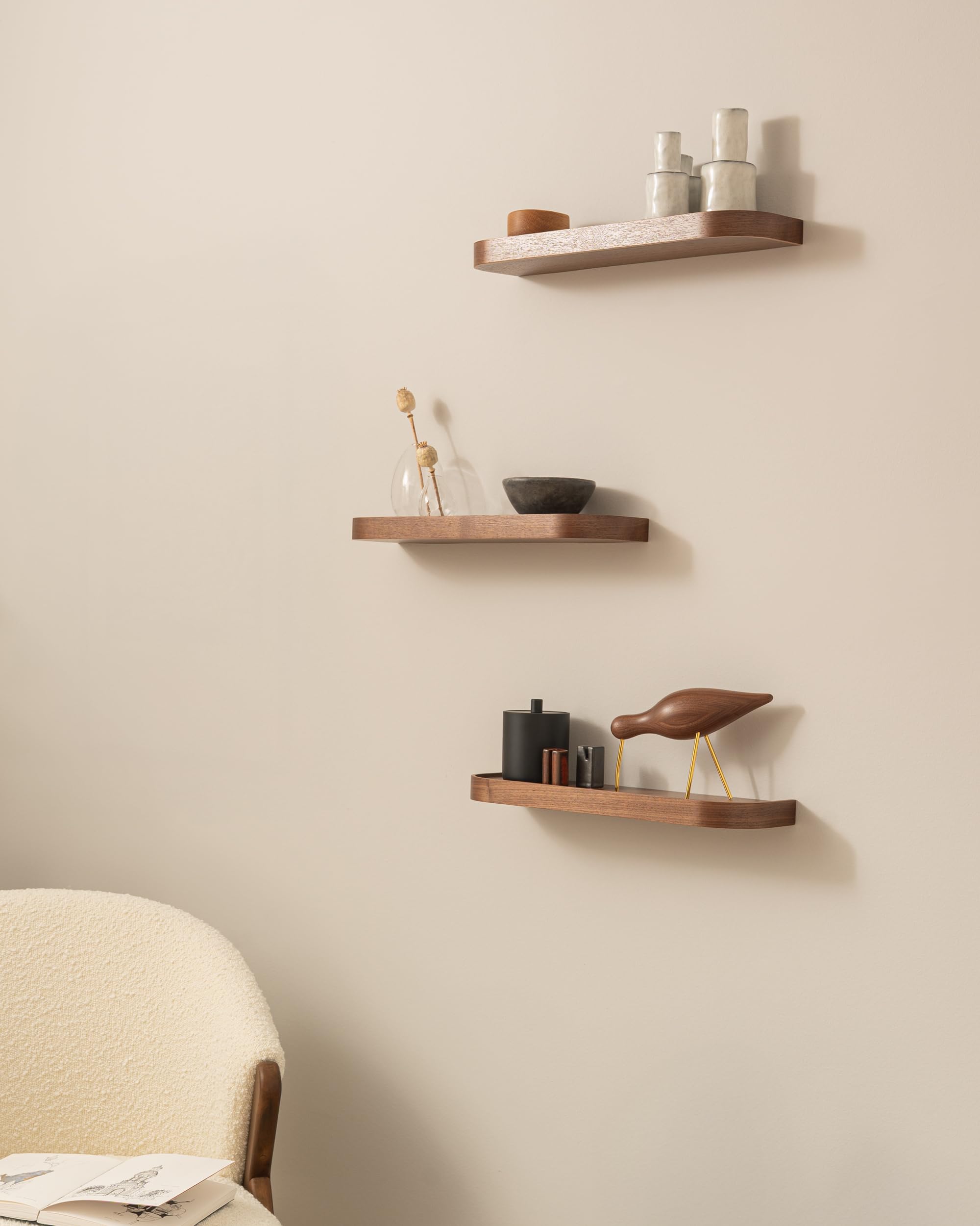 kazai-toke-wandregal-set-3er-47cm-walnuss-holz image 6