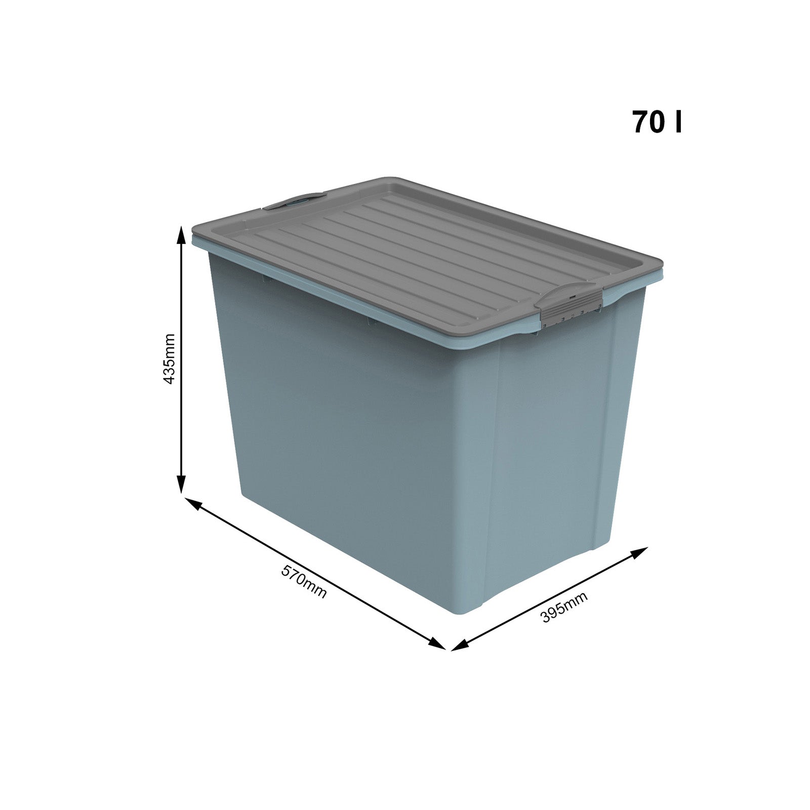 rotho-compact-eco-stapelbox-70l-din-a3-aufbewahrungsbox-gr-n image 8