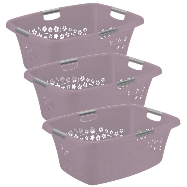 rotho-flowers-w-schekorb-50-l-3er-set-anthrazit-stapelbar image 1