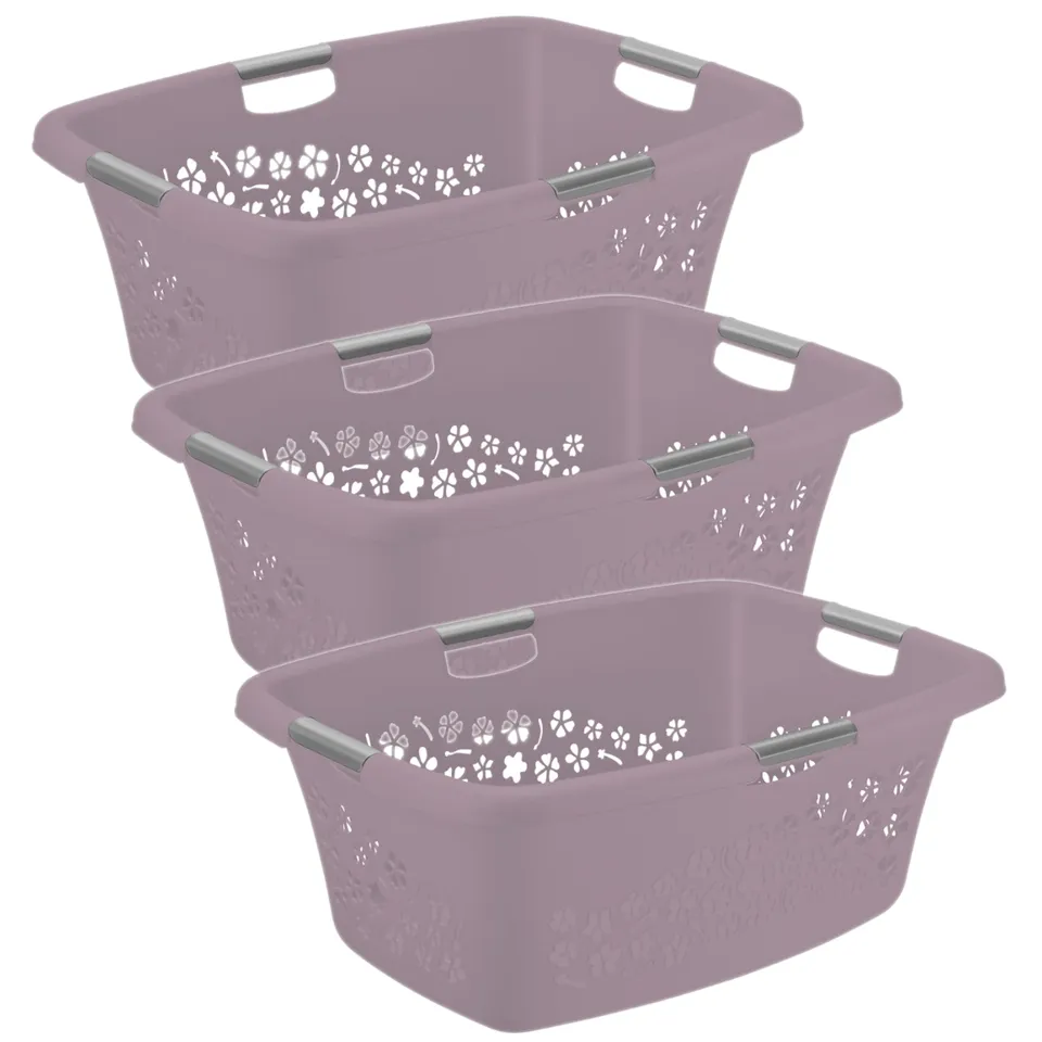 rotho-flowers-w-schekorb-50-l-3er-set-anthrazit-stapelbar image 1