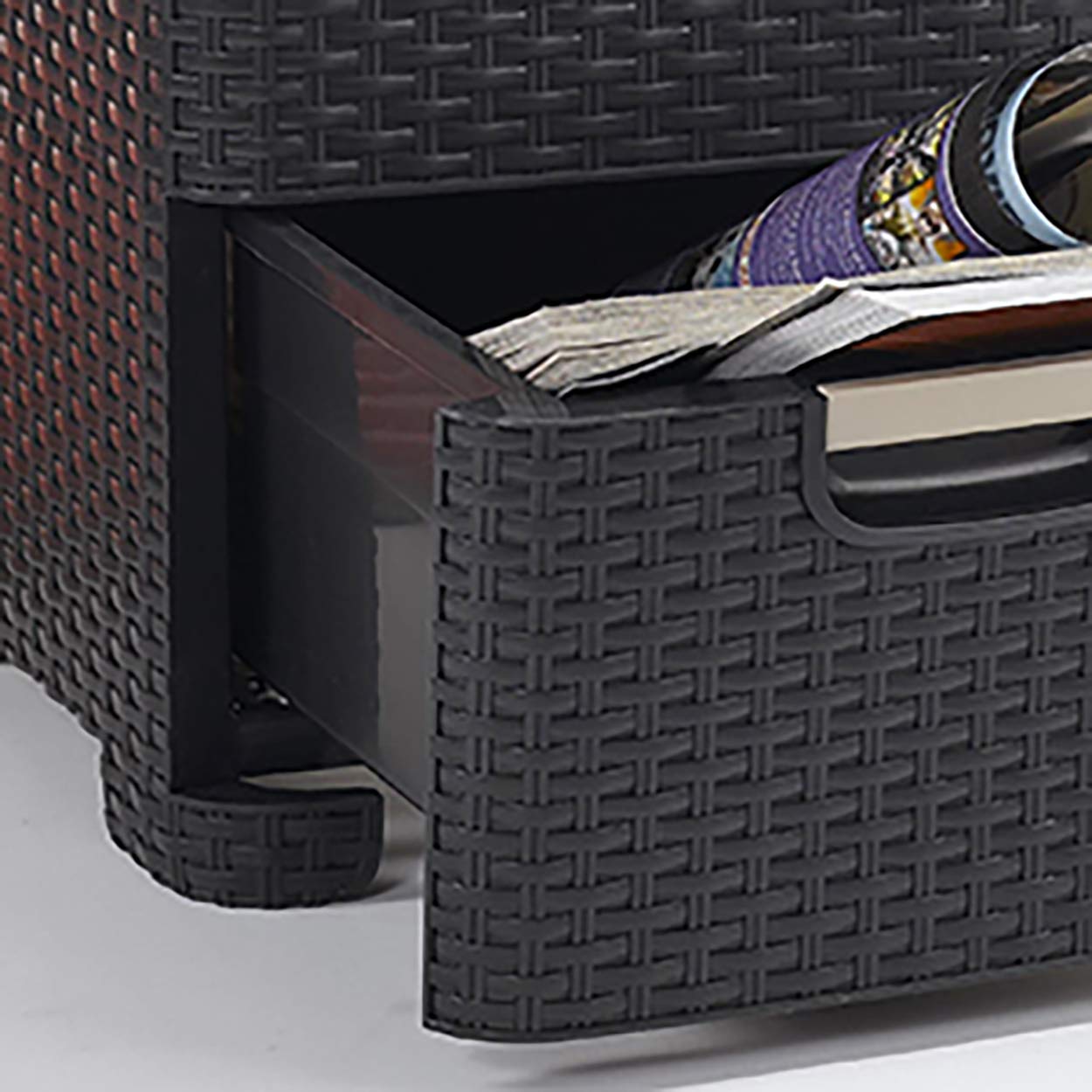 curver-style-schubladenturm-3x13-5l-dunkelbraun-rattan image 6
