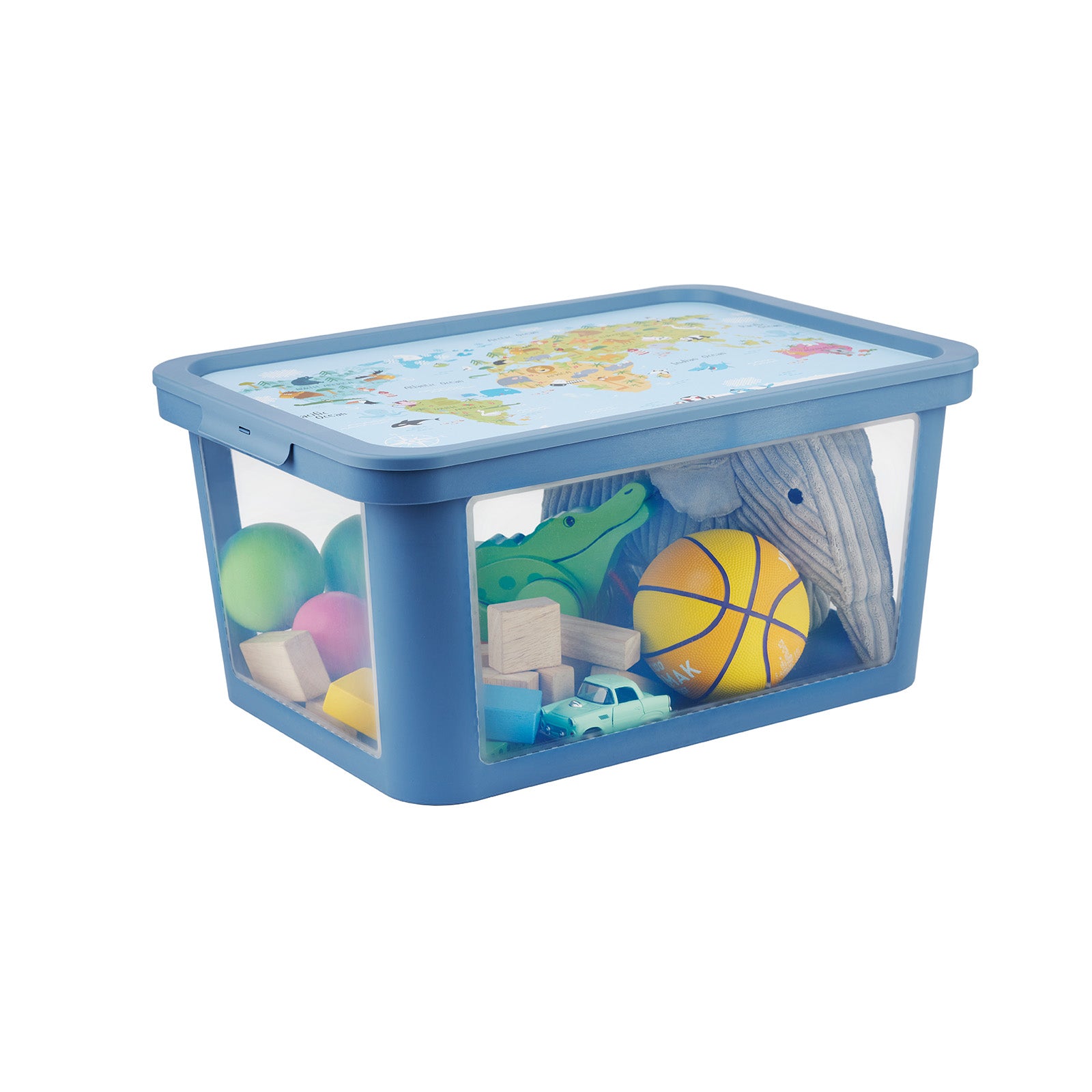 rotho-albris-aufbewahrungsbox-45-l-schwarz-transparent image 8