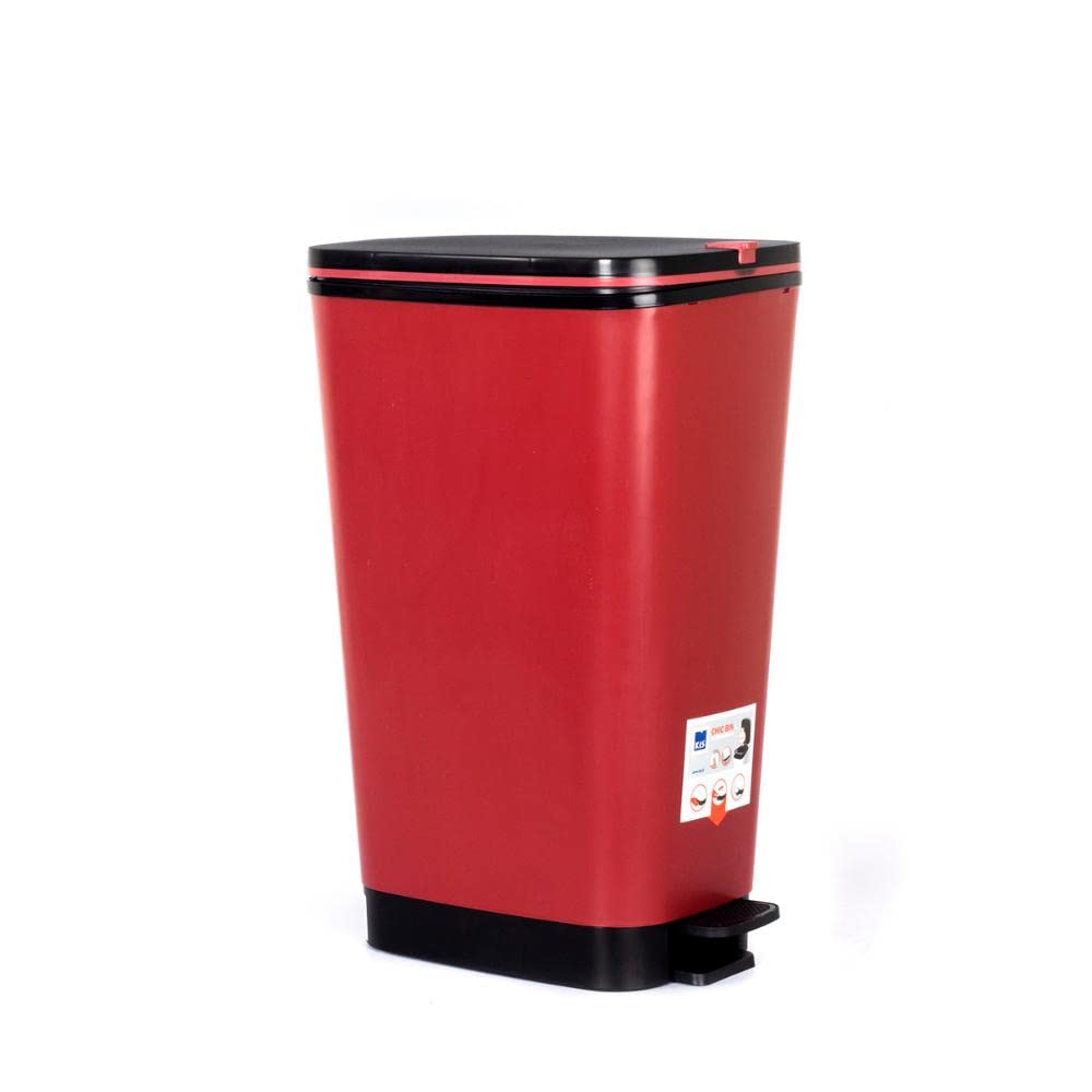 curver-chic-treteimer-45-liter-schwarz-metallic-mit-pedal image 7