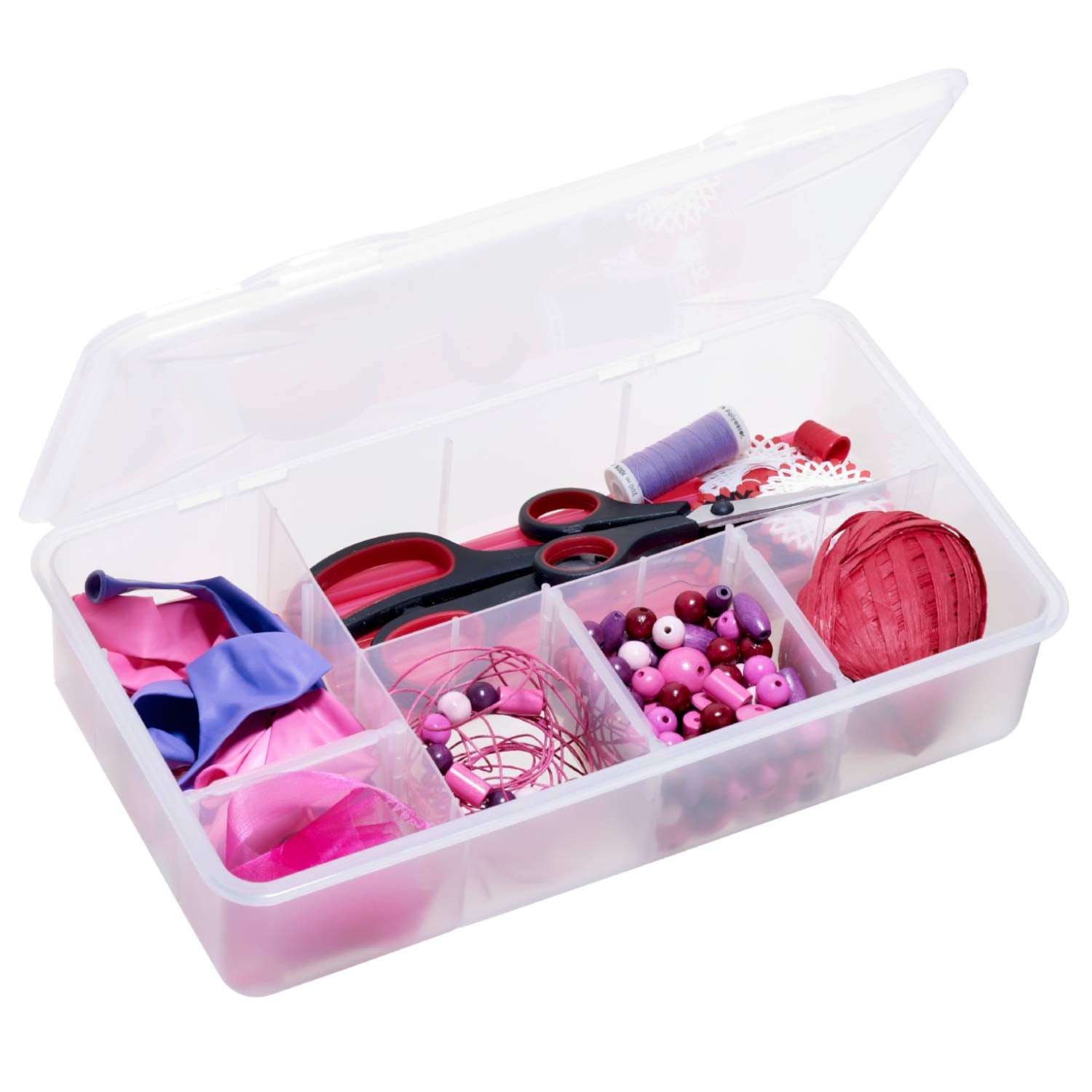 rotho-snappy-box-3-l-transparent-mit-flexiblen-f-chern image 2