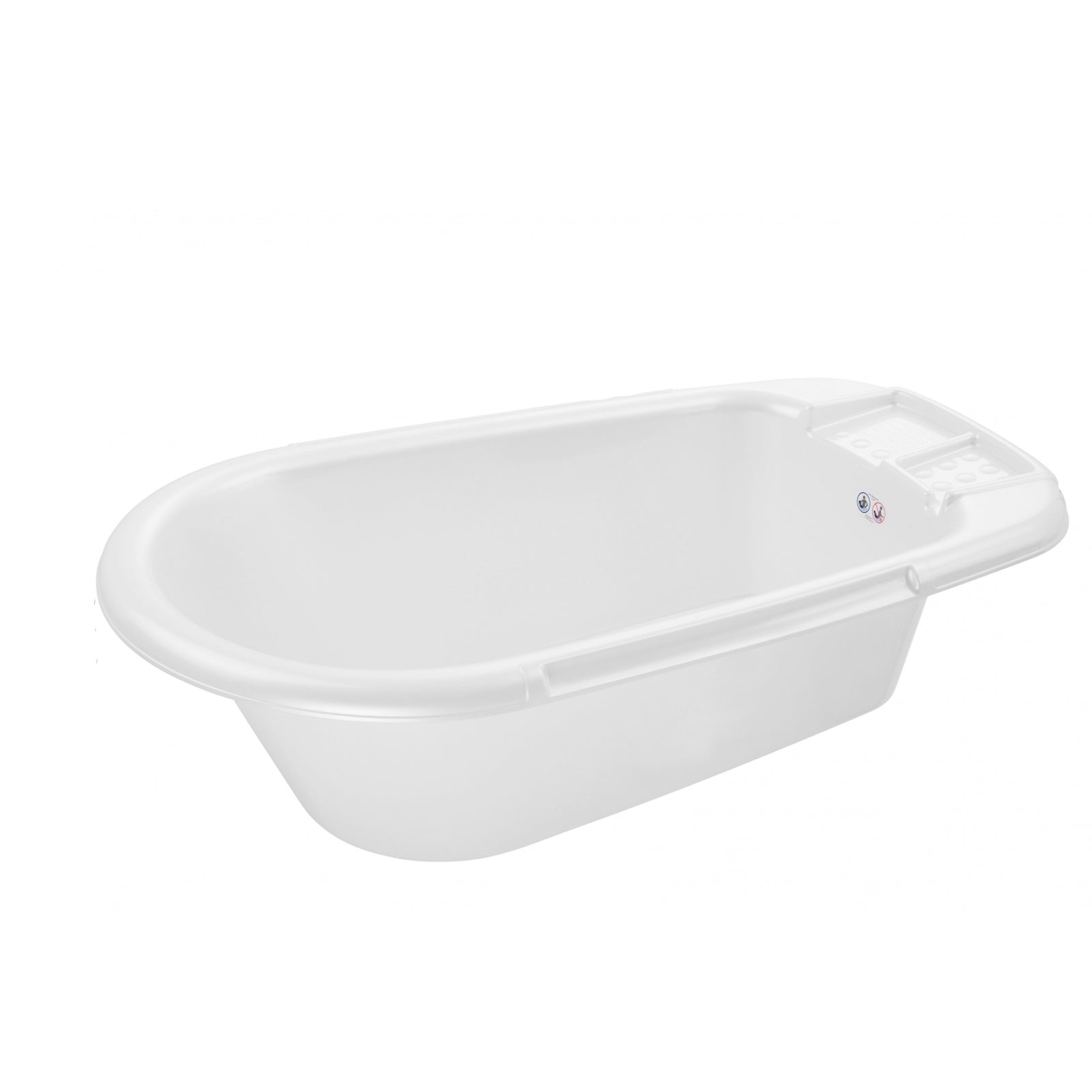 rotho-bella-bambina-babybadewanne-misty-blau-mit-sitz image 3