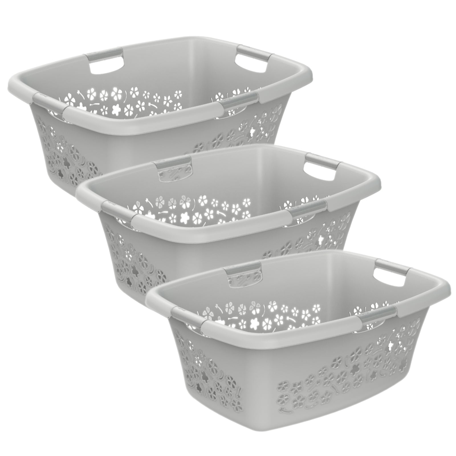 rotho-flowers-w-schekorb-50-l-3er-set-anthrazit-stapelbar image 5