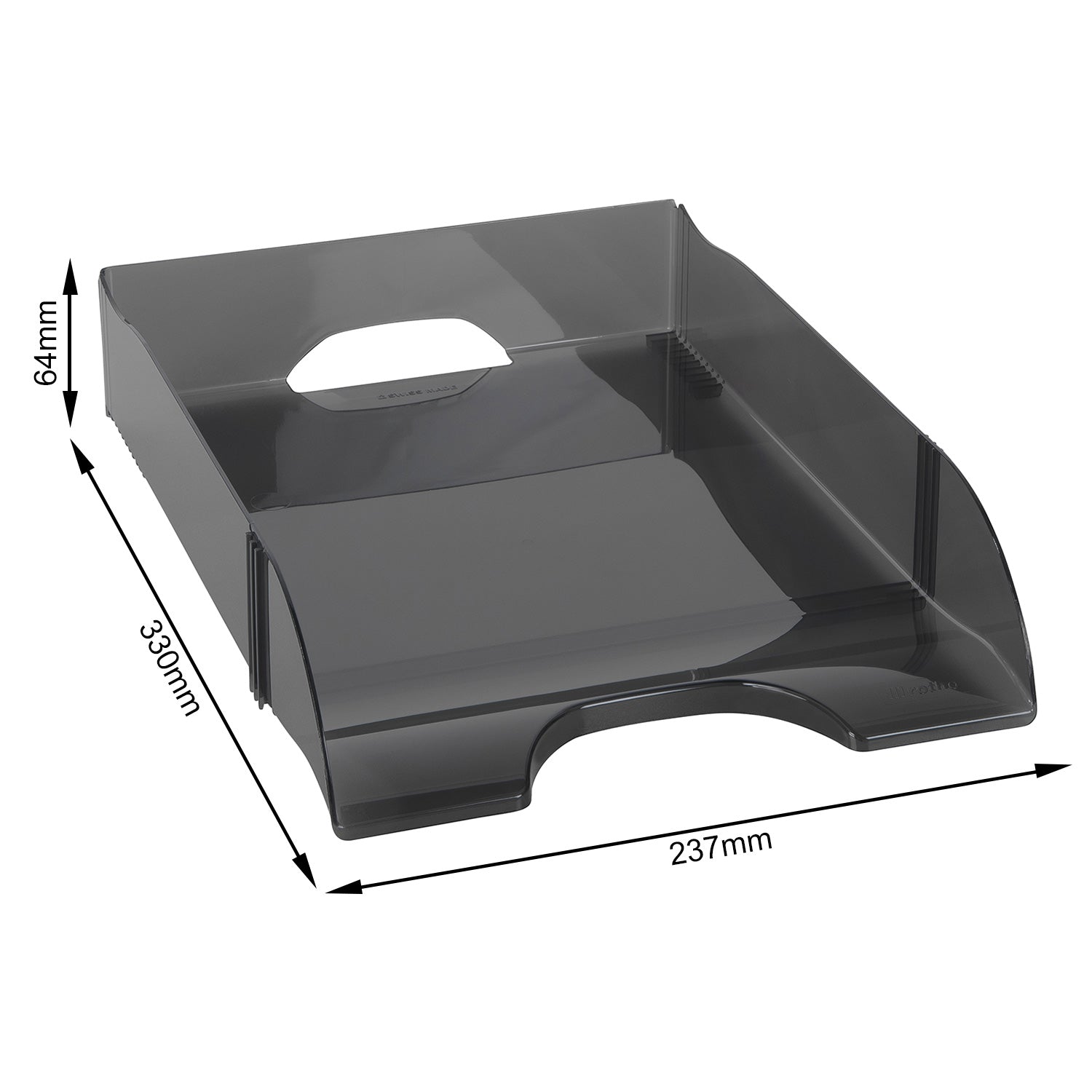 rotho-timeless-briefablage-a4-transparent-stapelbar image 7