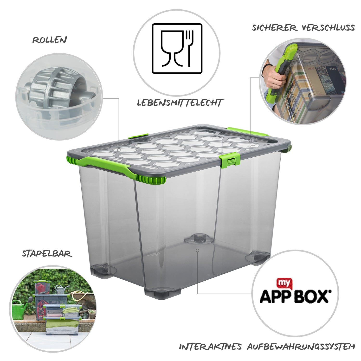 rotho-evo-total-box-65-l-3er-set-anthrazit-mit-deckel image 3