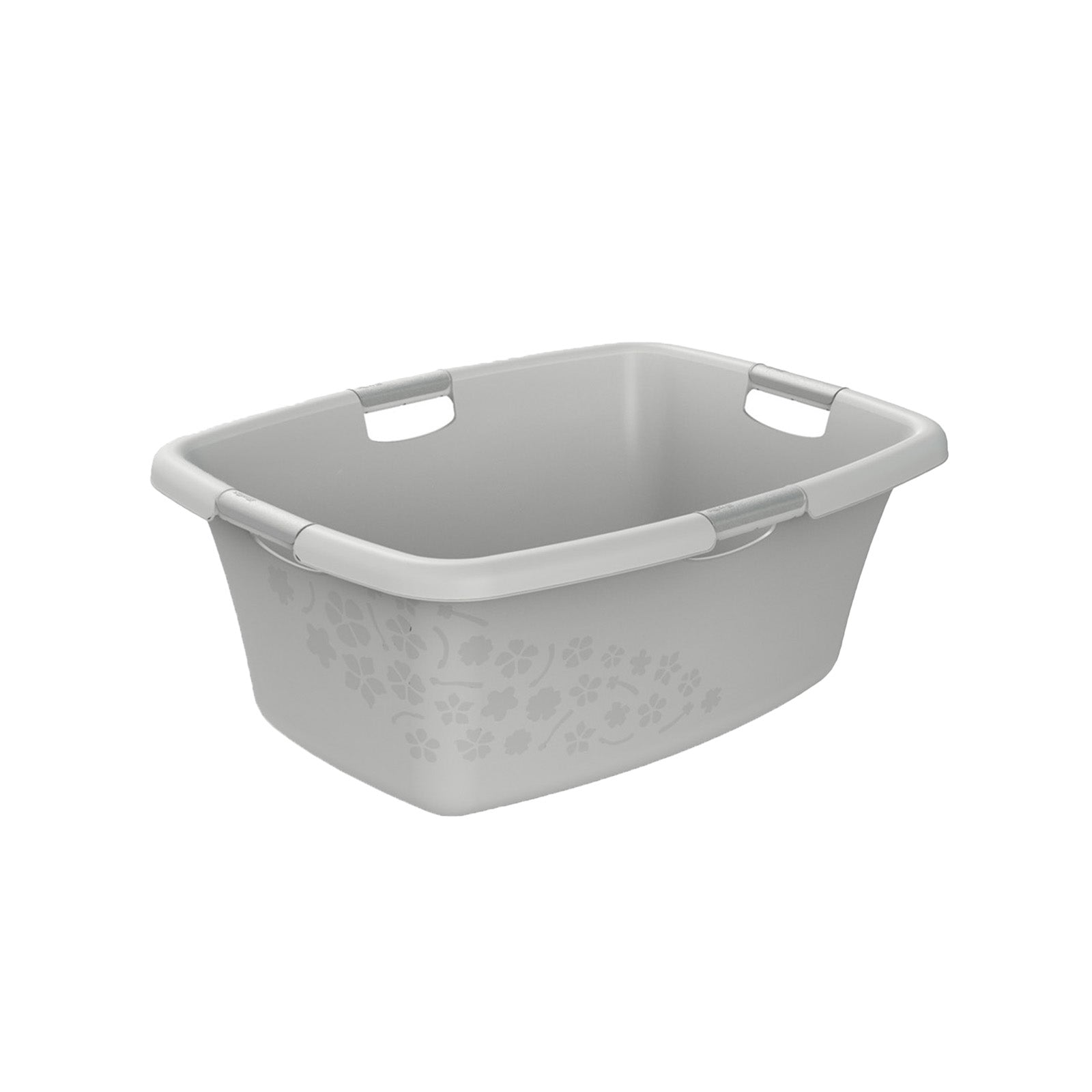 rotho-flowers-w-schewanne-50l-anthrazit-haushaltskorb image 1