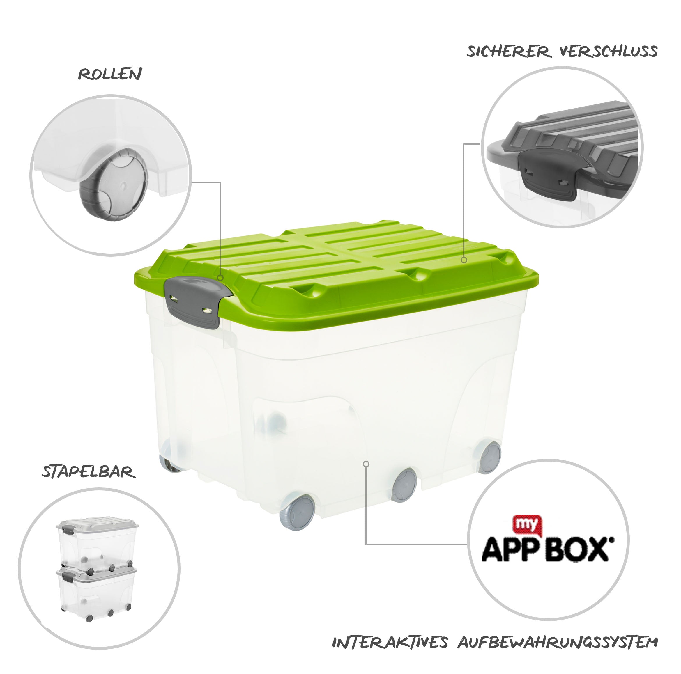 rotho-roller-6-rollbox-57-l-cool-grau-2er-set-mit-rollen image 6