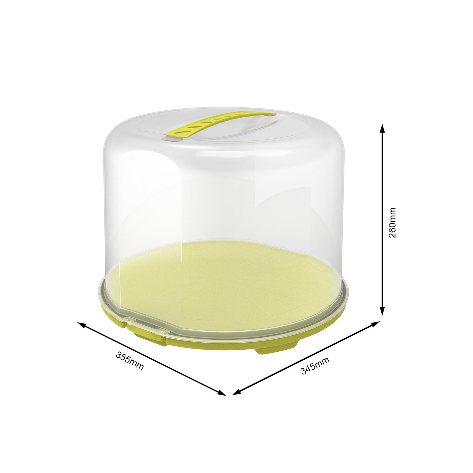 rotho-fresh-tortenglocke-xl-26cm-hoch-transparent-wei image 7
