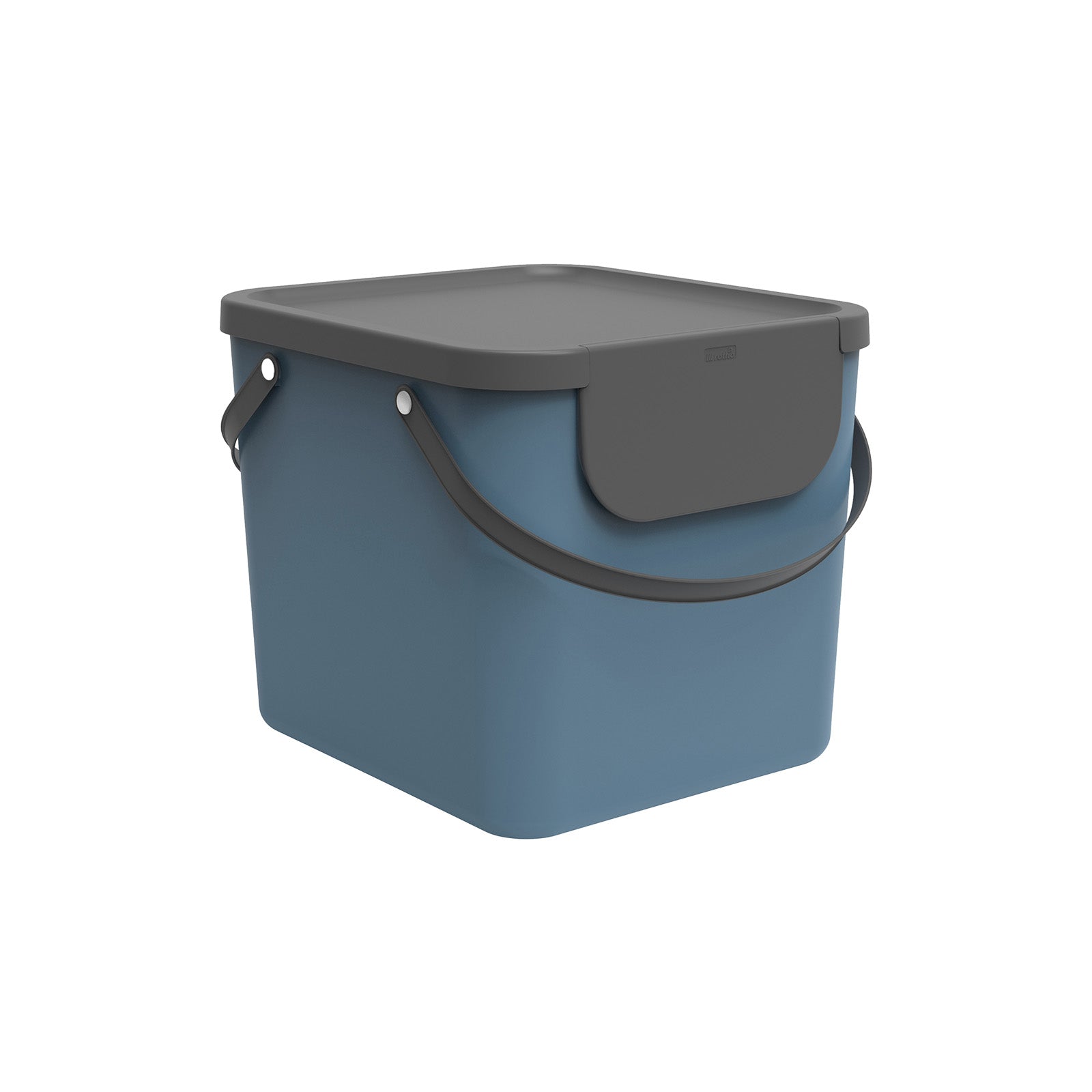 rotho-albula-recycling-m-llsystem-40-l-m-lleimer-anthrazit-stapelbar image 4