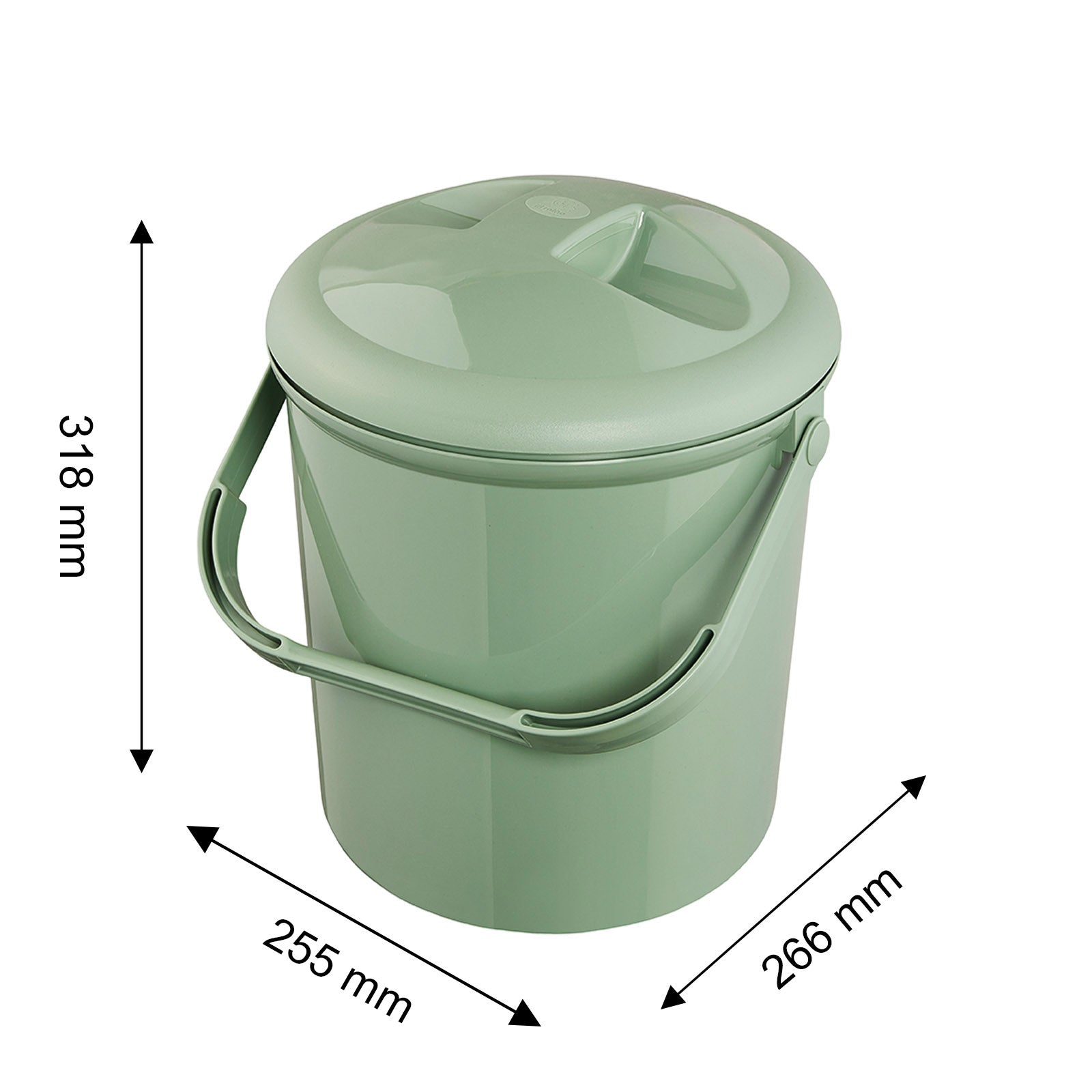 rotho-bella-bambina-windeleimer-10-l-stone-grey-geruchsdicht image 7