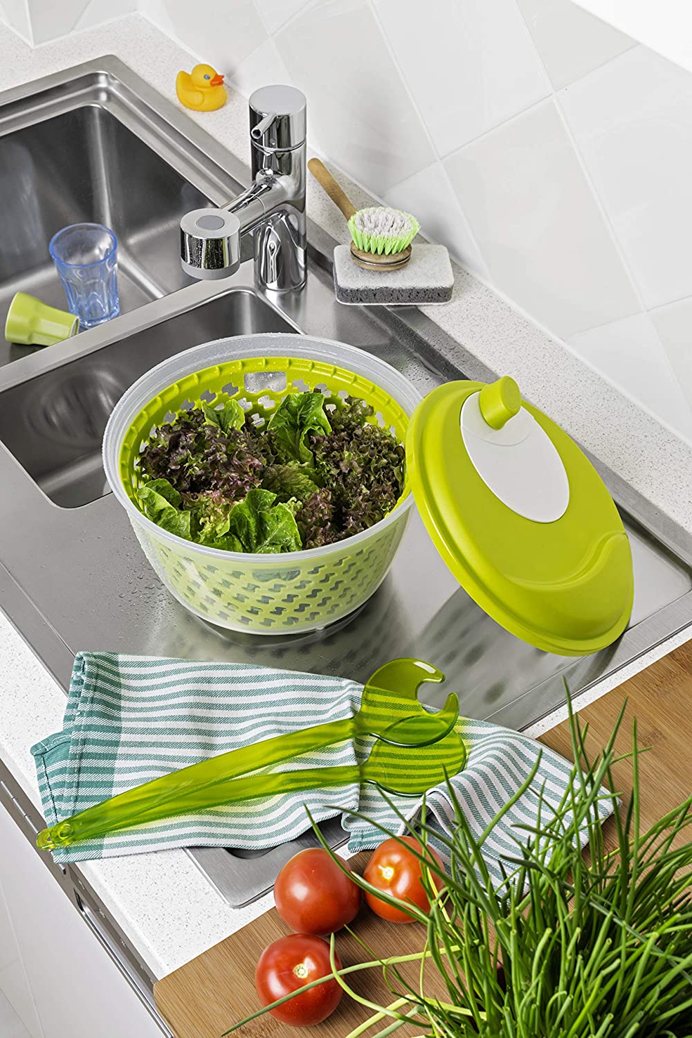 rotho-onda-salatbesteck-servierl-ffel-set-gr-n-sp-lmaschinenfest image 5