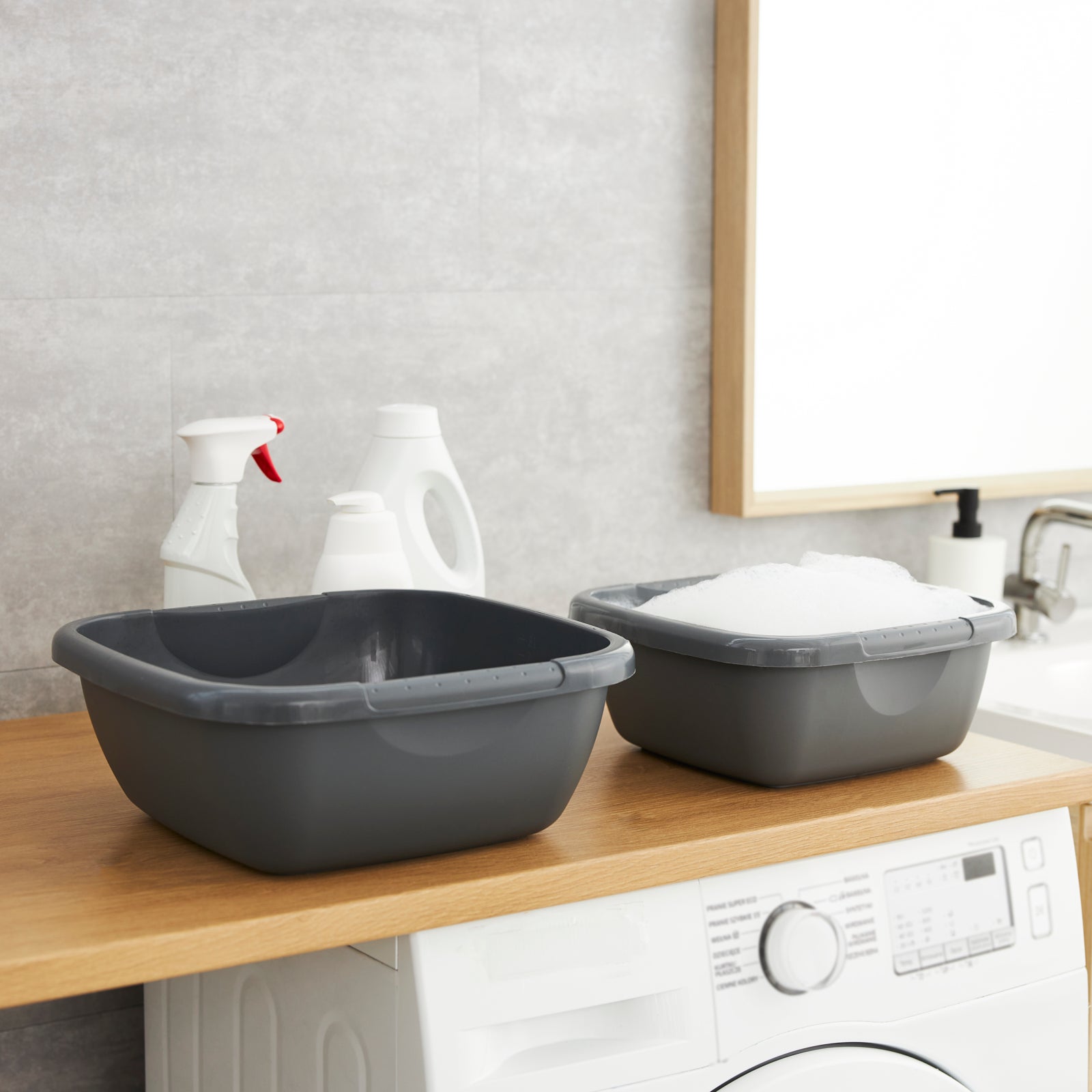 rotho-daily-becken-eckig-29-cm-5-l-anthrazit-mit-skala image 7